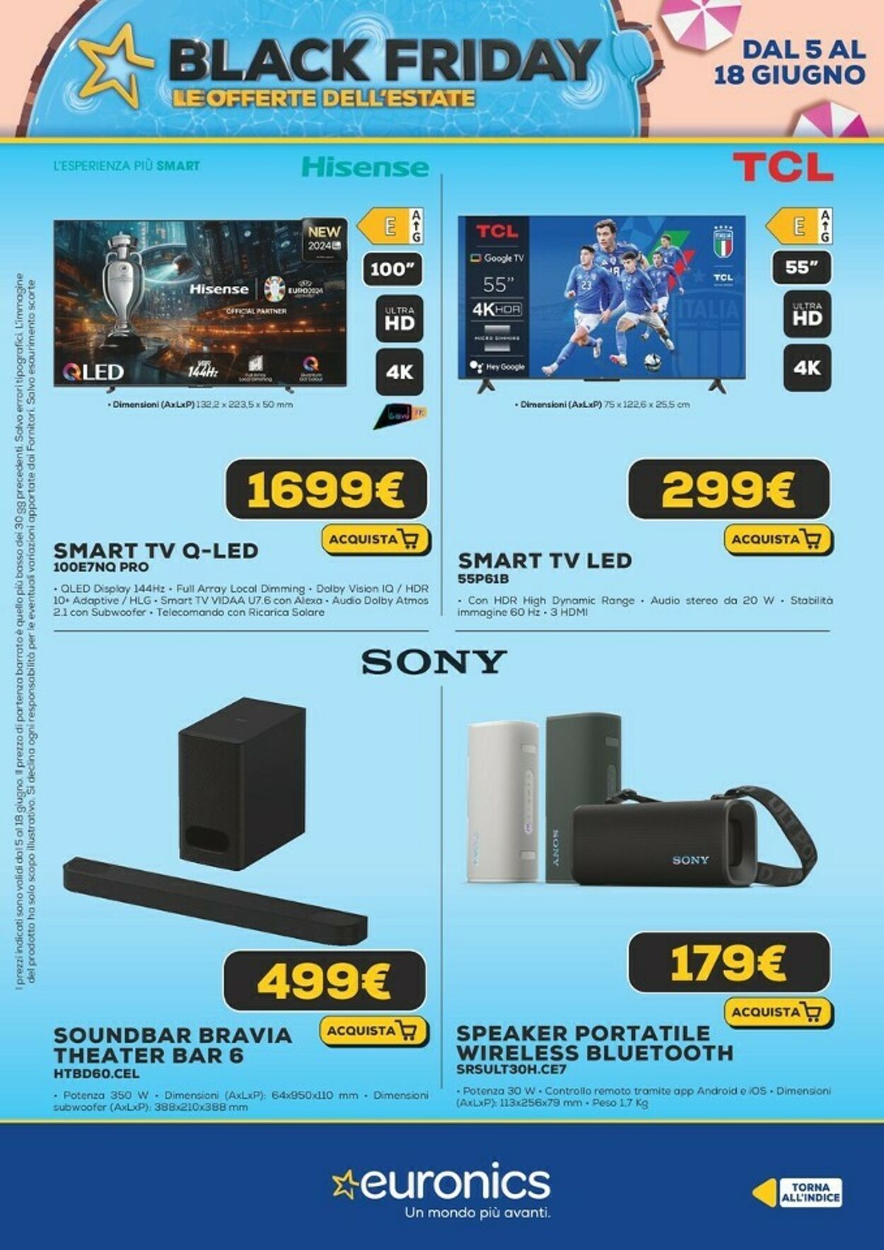 Volantino Euronics 05.06.2025 - 18.06.2025