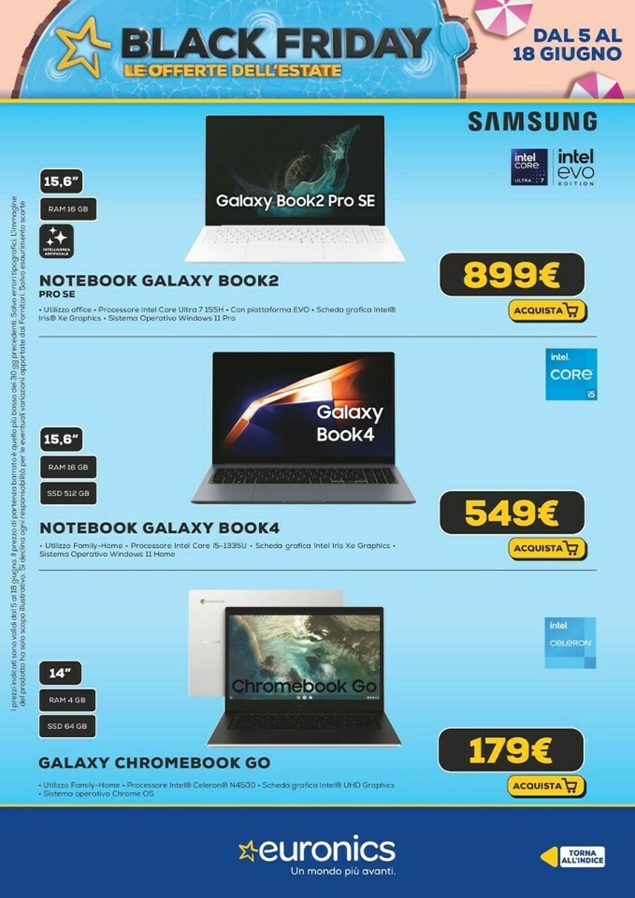 Volantino Euronics 05.06.2025 - 18.06.2025