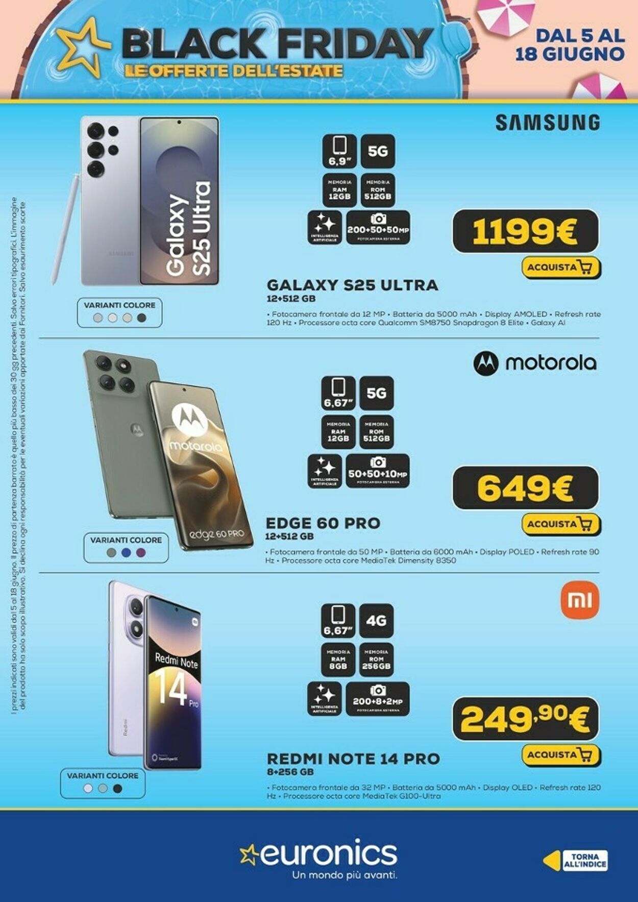 Volantino Euronics 05.06.2025 - 18.06.2025