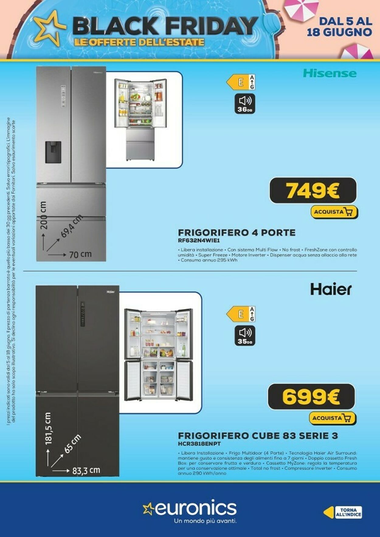 Volantino Euronics 05.06.2025 - 18.06.2025