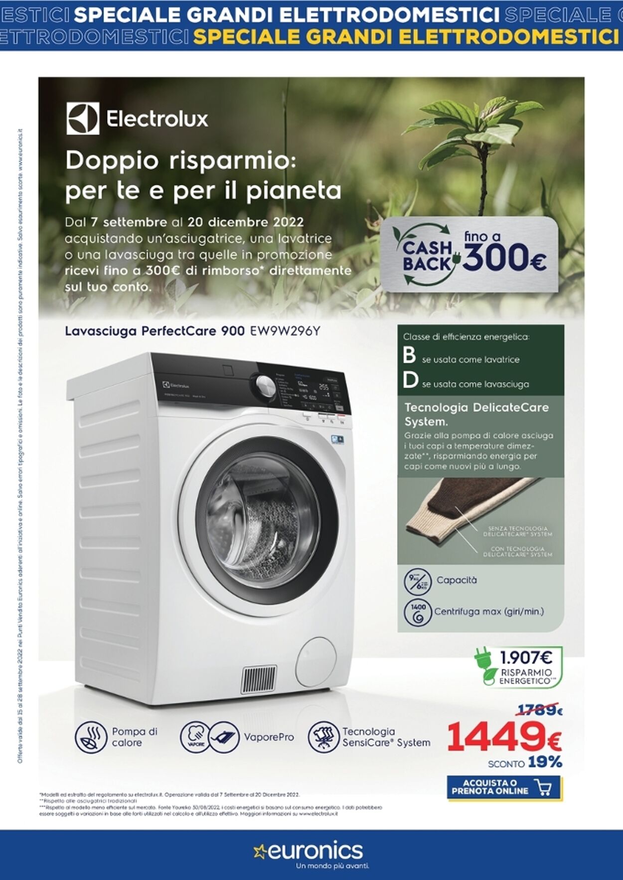 Volantino Euronics 15.09.2022 - 28.09.2022