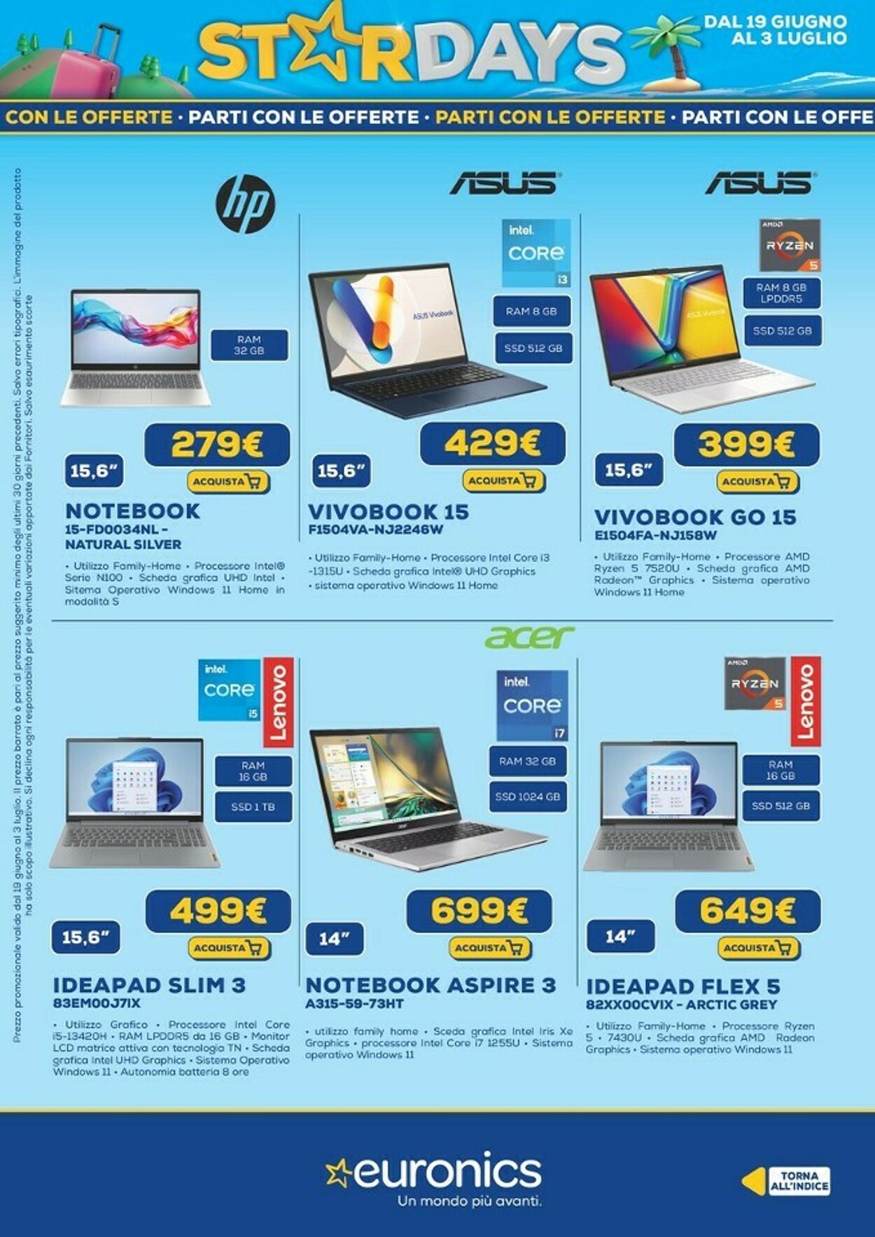 Volantino Euronics 19.06.2025 - 02.07.2025