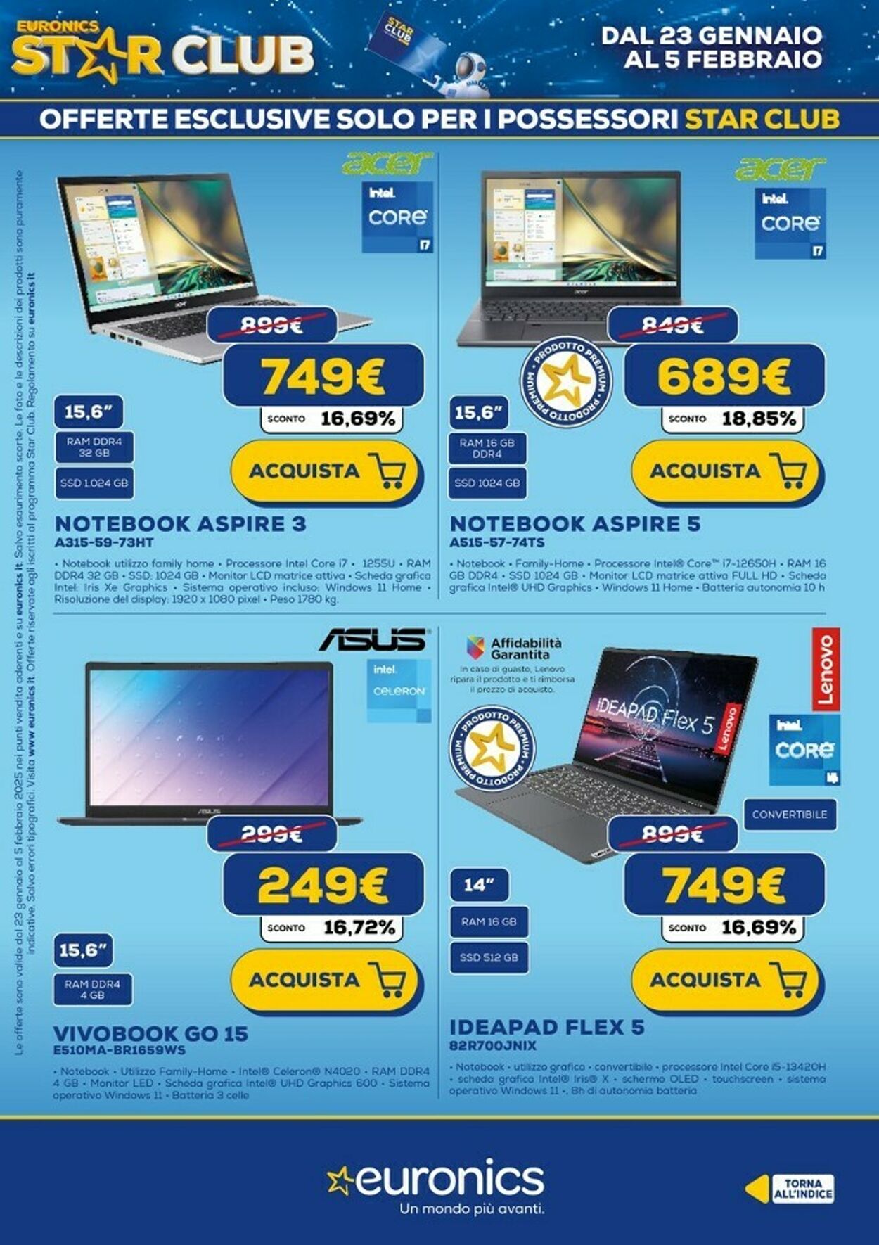 Volantino Euronics 23.01.2025 - 05.02.2025