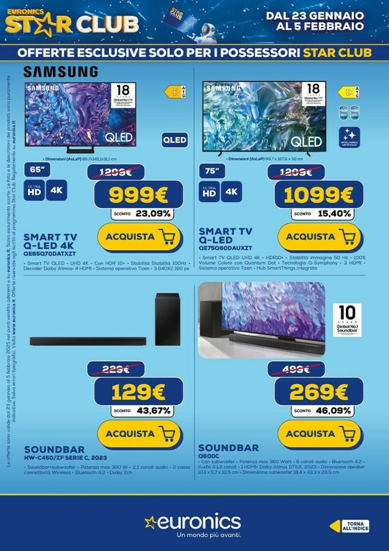 Volantino Euronics 23.01.2025 - 05.02.2025