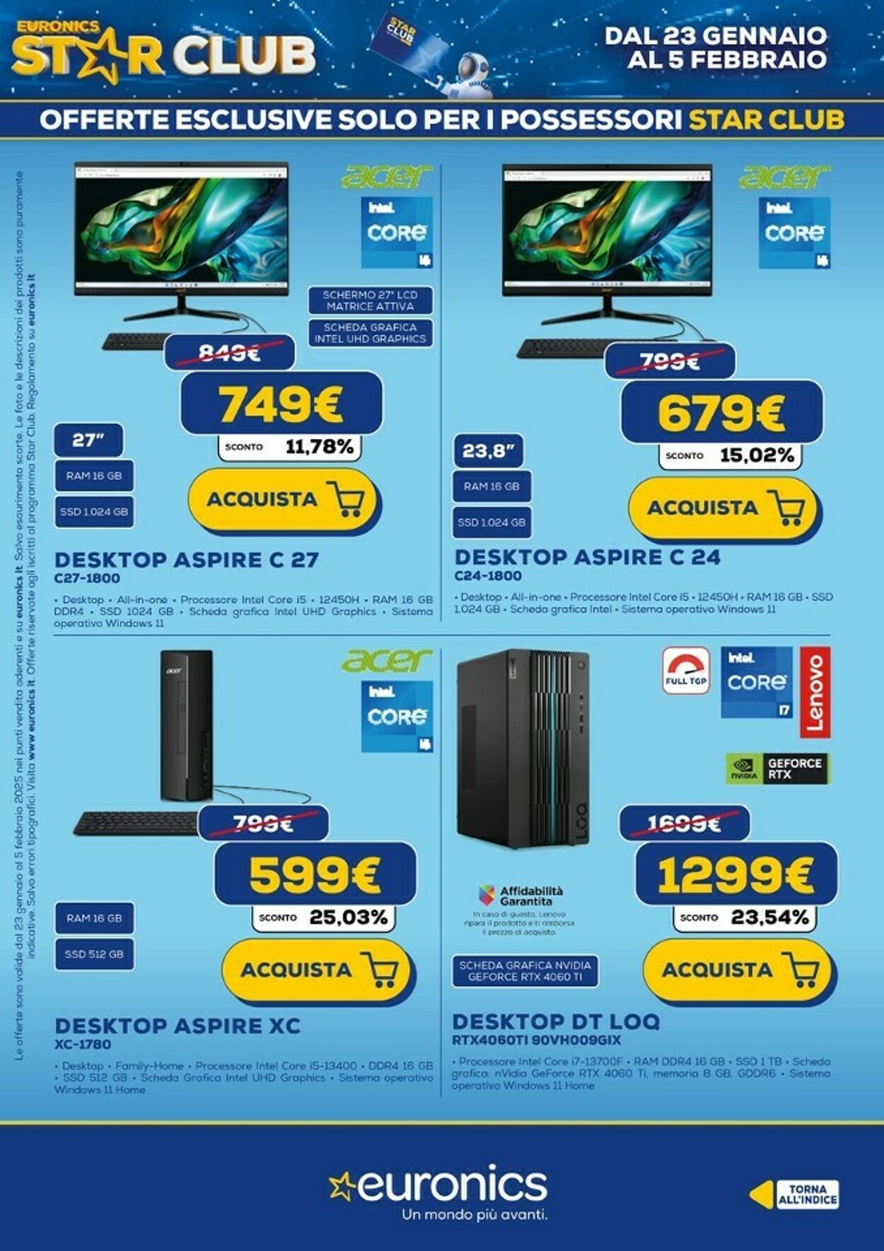 Volantino Euronics 23.01.2025 - 30.01.2025