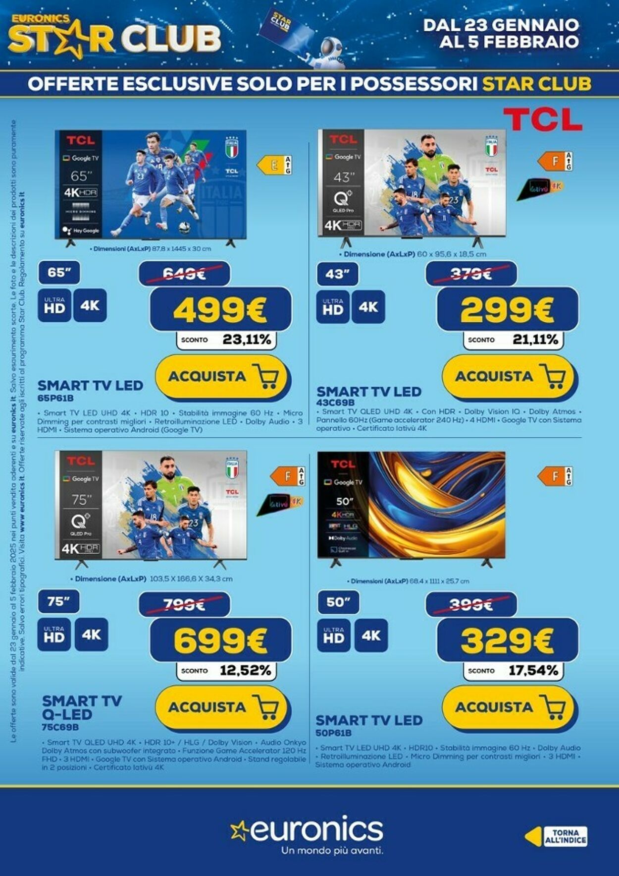 Volantino Euronics 31.01.2025 - 05.02.2025