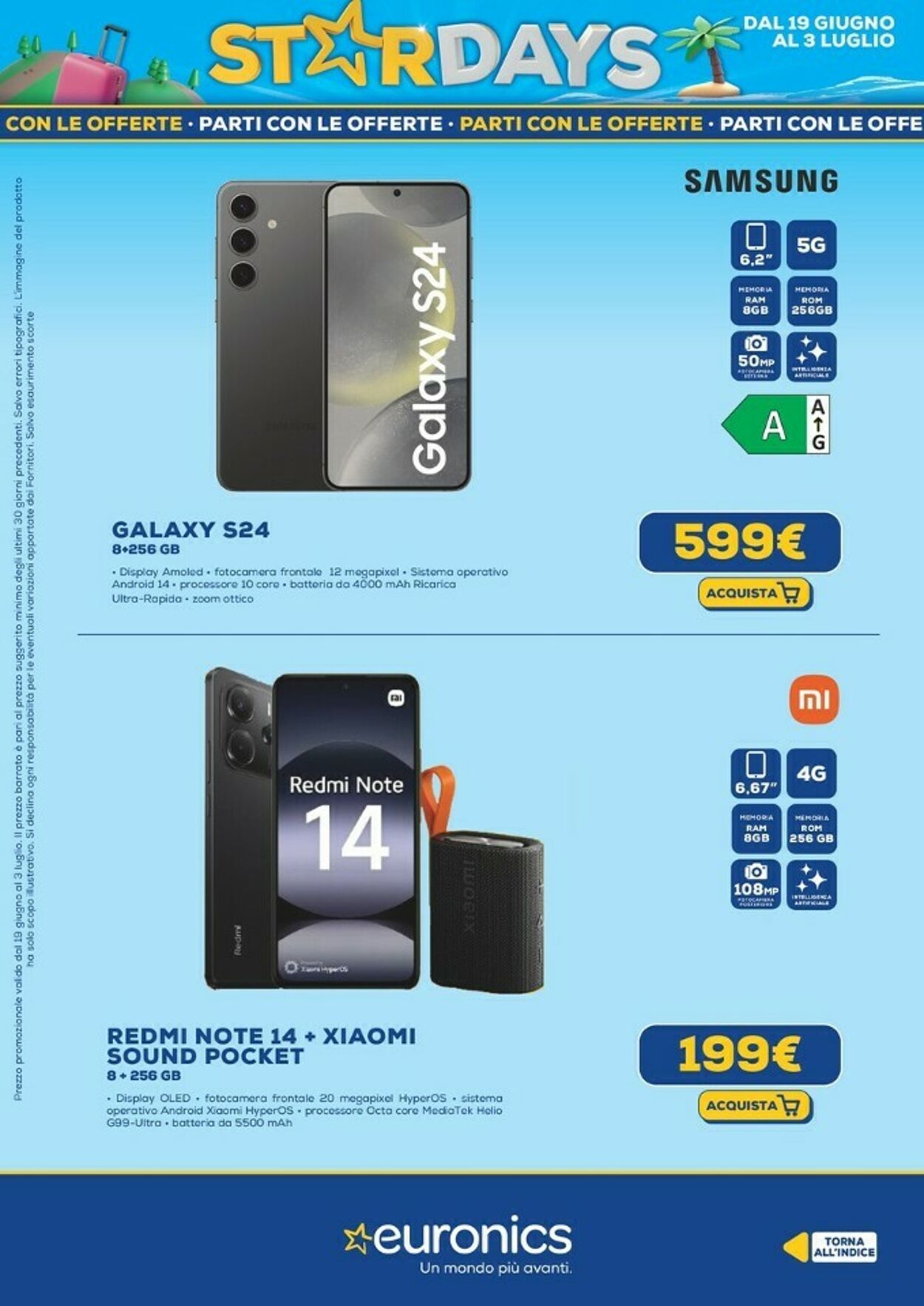 Volantino Euronics 19.06.2025 - 09.07.2025