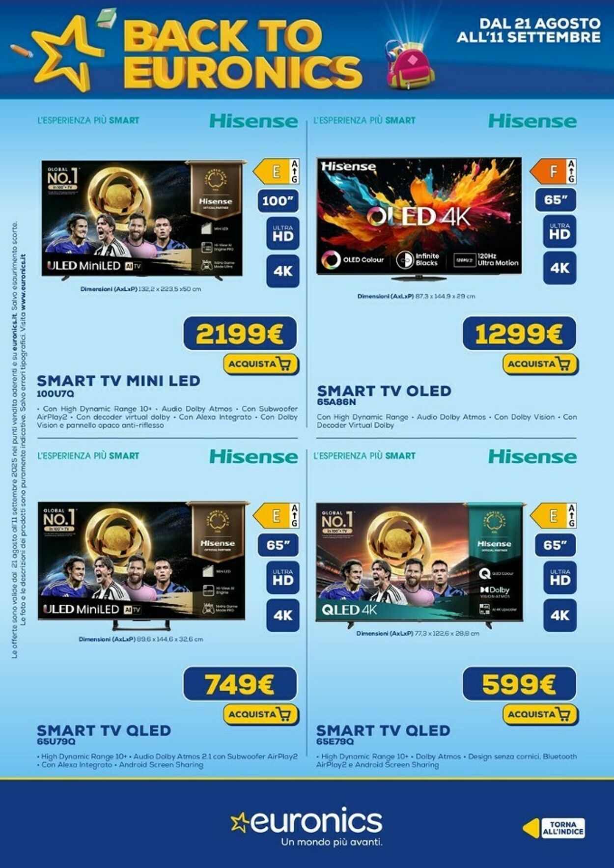 Volantino Euronics 28.08.2025 - 10.09.2025