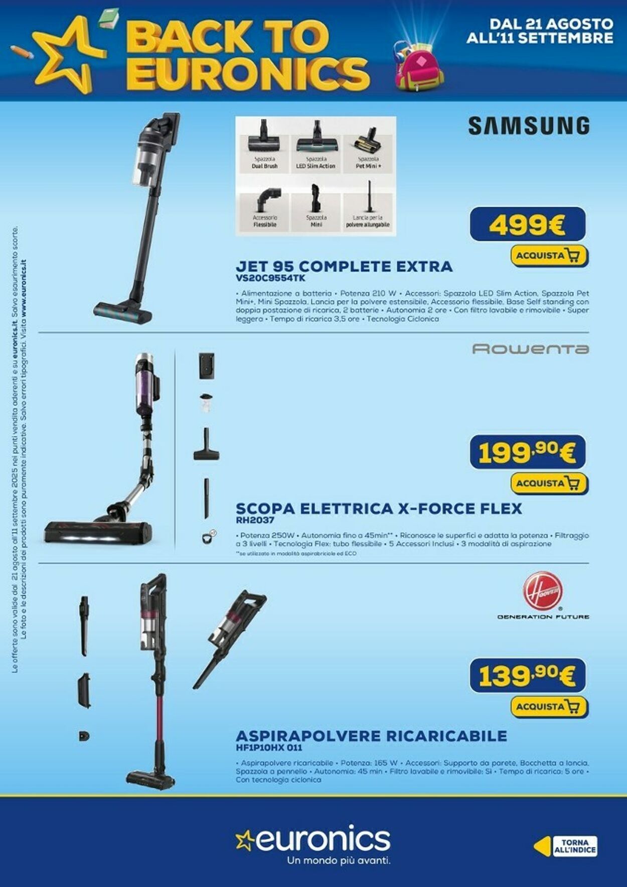 Volantino Euronics 28.08.2025 - 10.09.2025