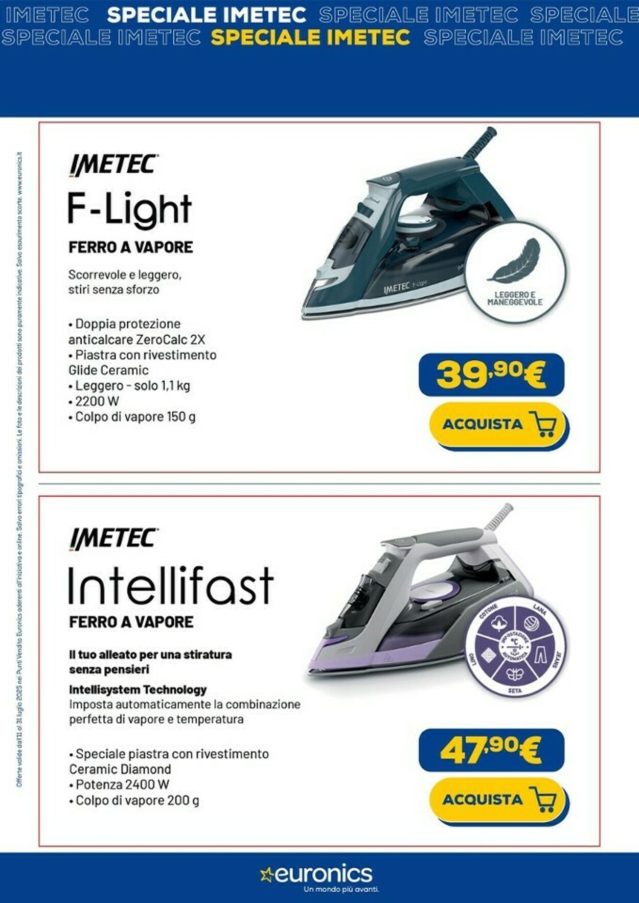 Volantino Euronics 11.07.2025 - 31.07.2025
