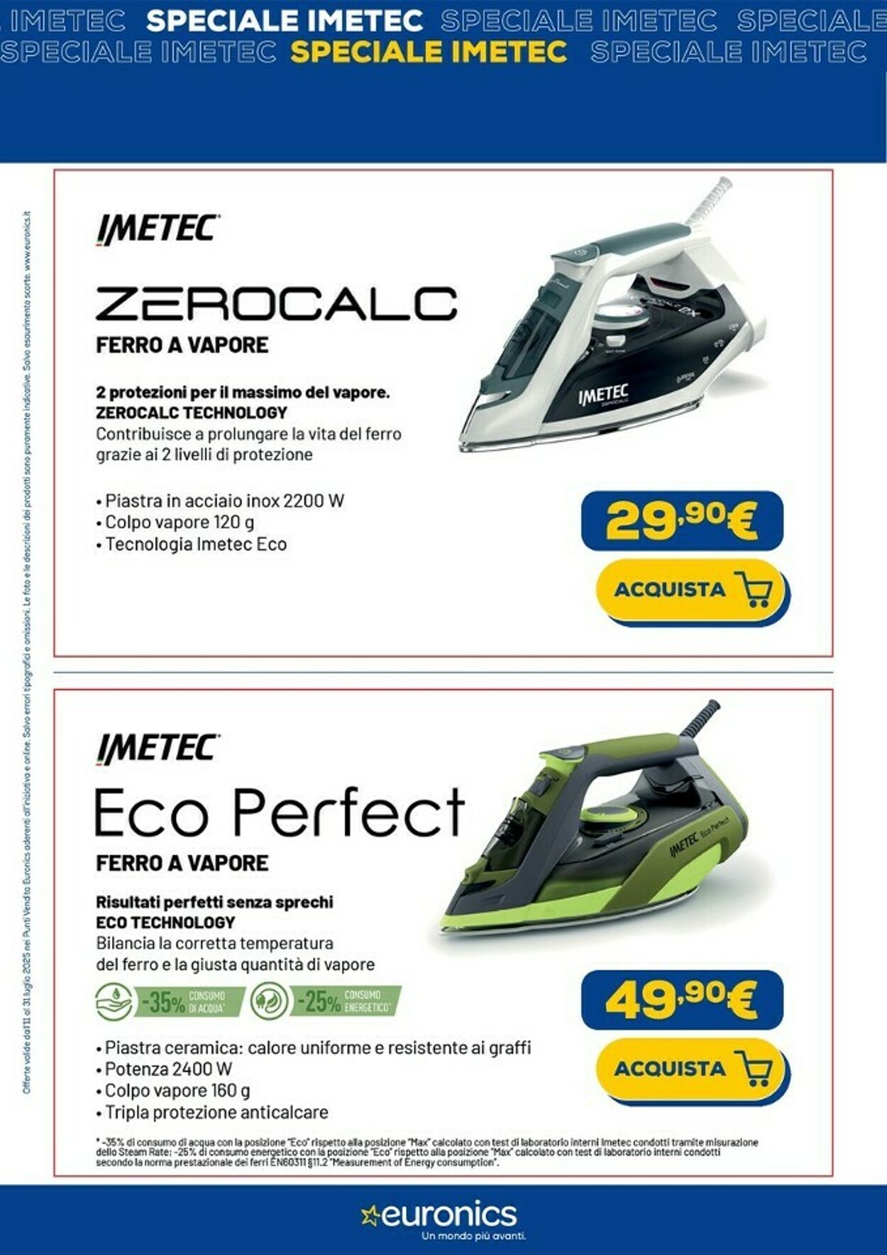 Volantino Euronics 11.07.2025 - 31.07.2025