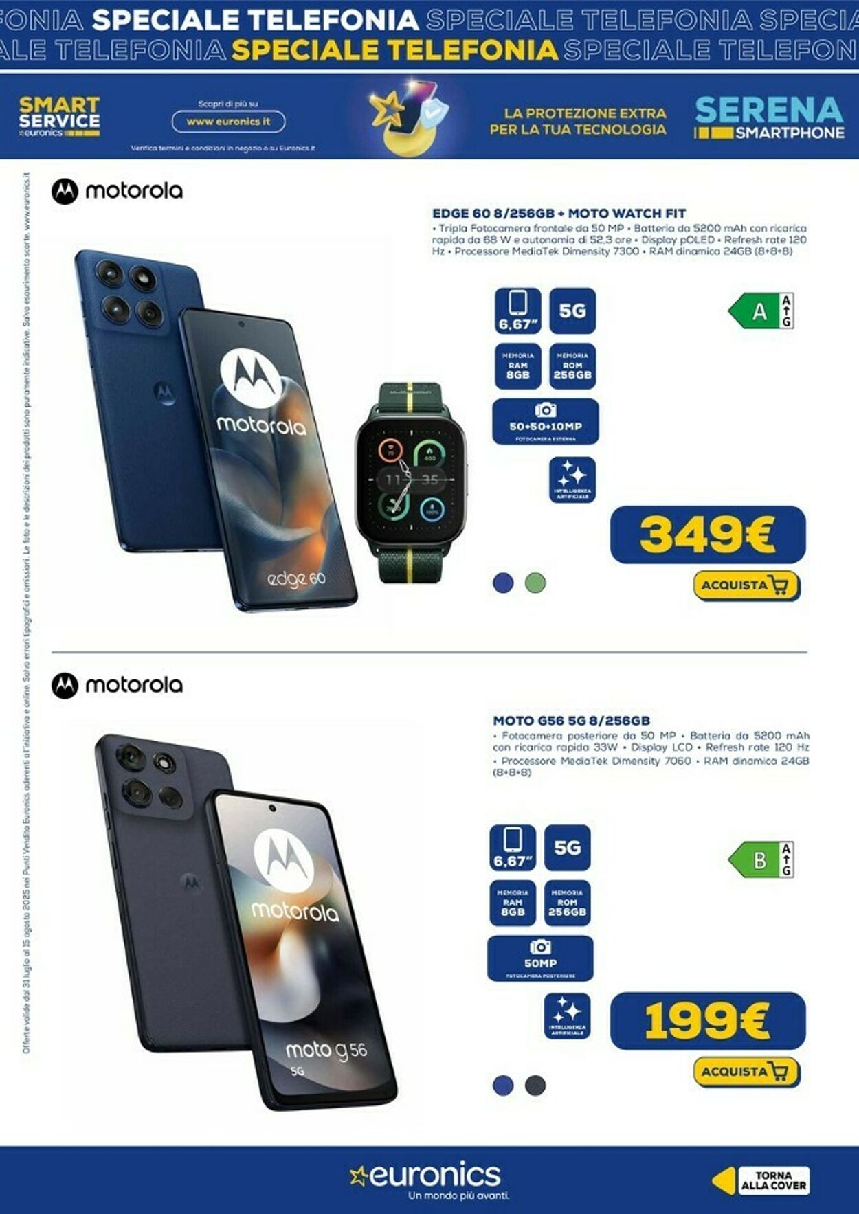 Volantino Euronics 07.08.2025 - 27.08.2025