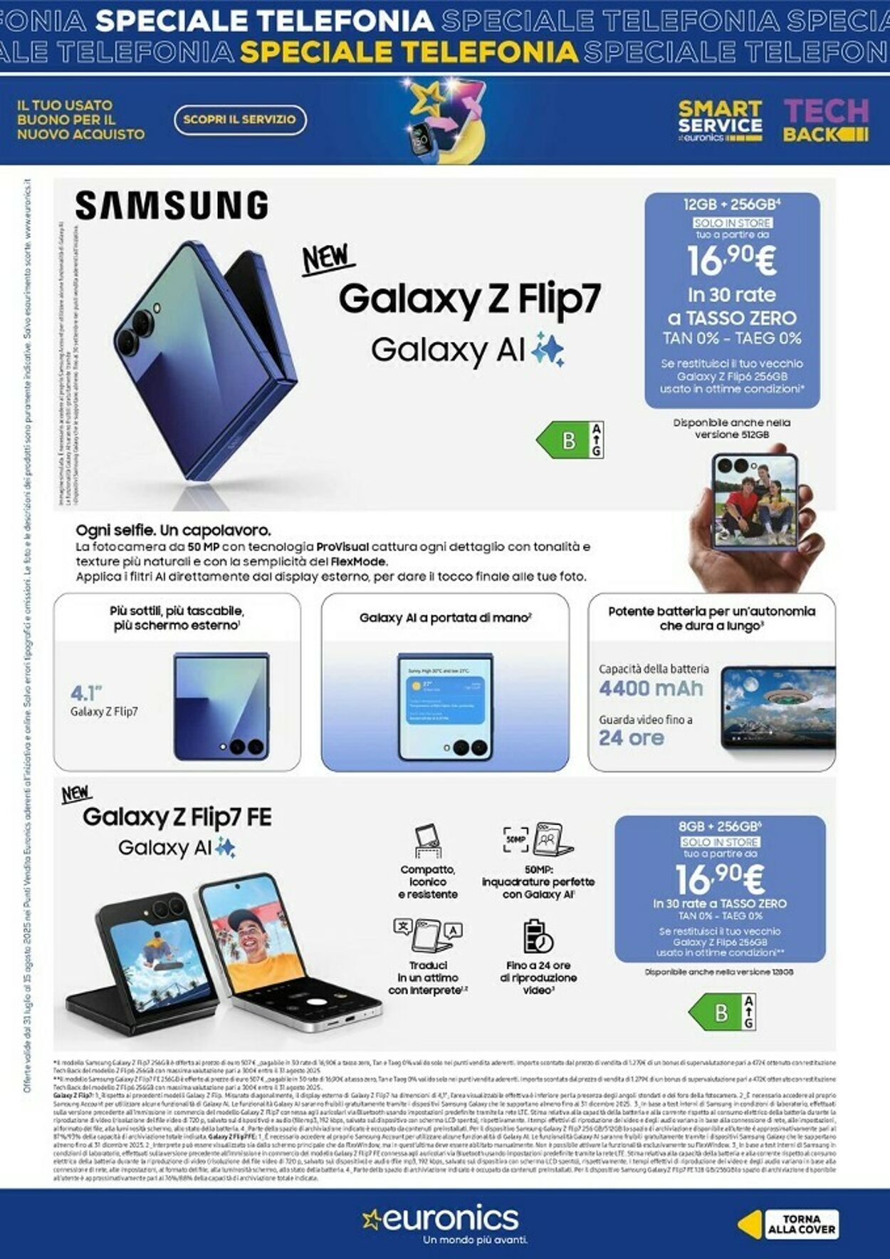 Volantino Euronics 07.08.2025 - 27.08.2025