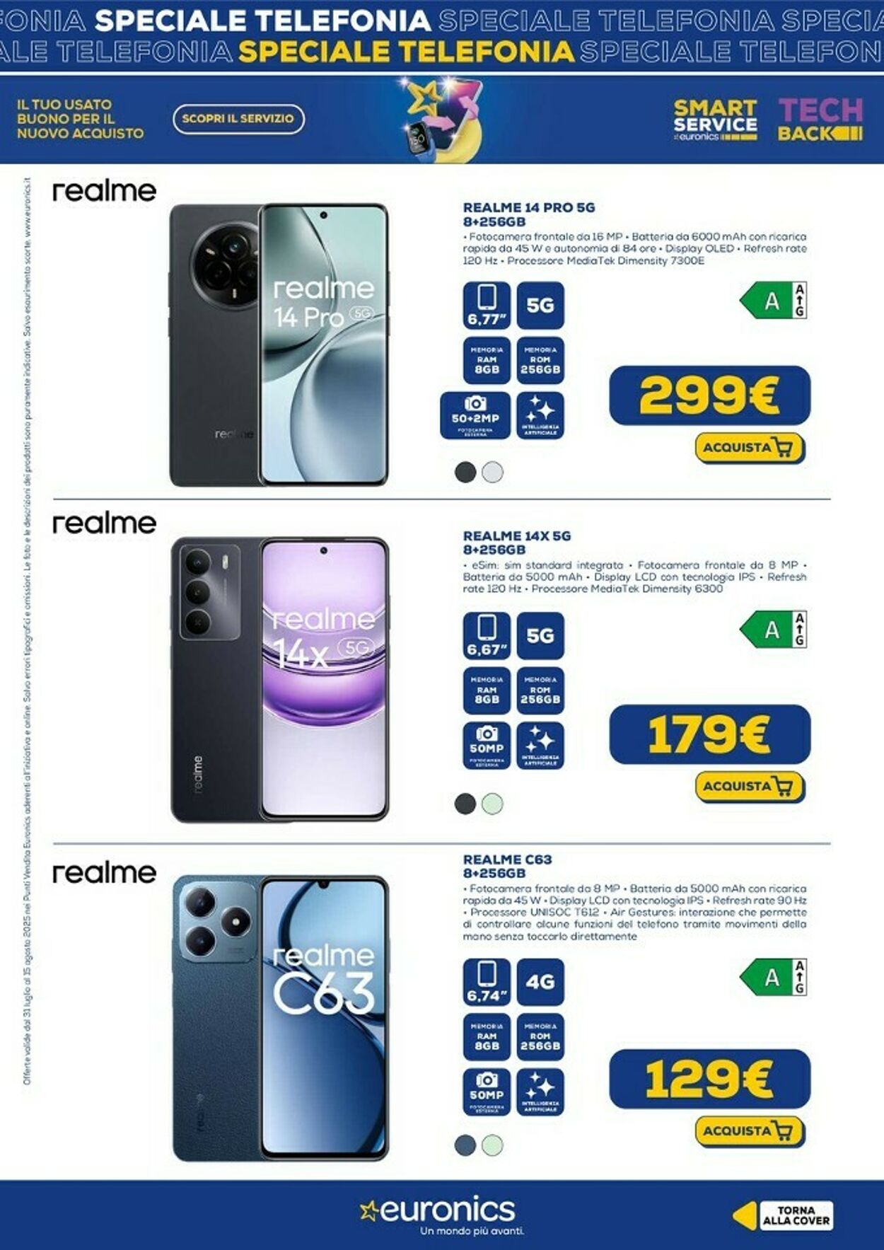 Volantino Euronics 07.08.2025 - 27.08.2025