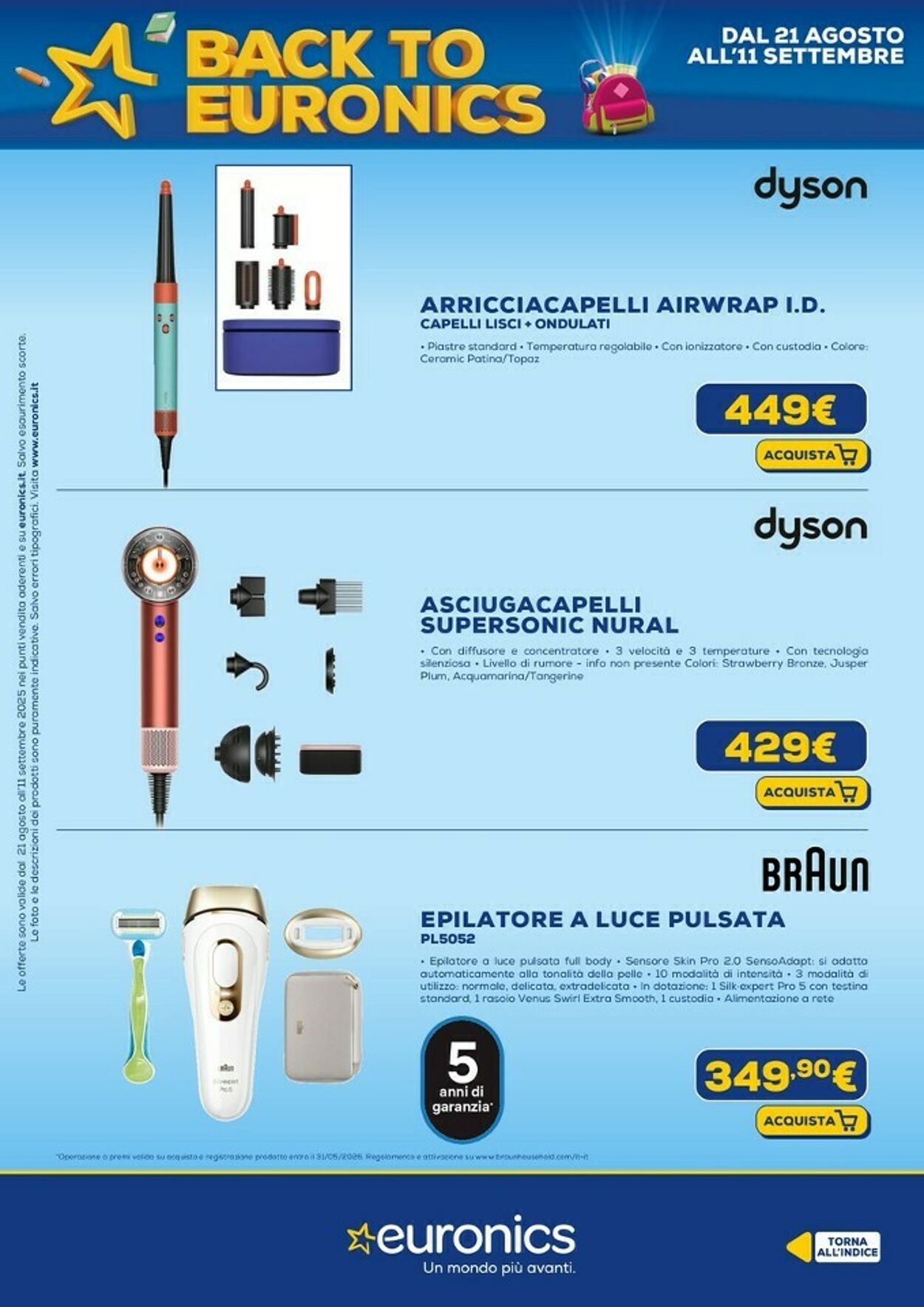 Volantino Euronics 01.09.2025 - 12.09.2025