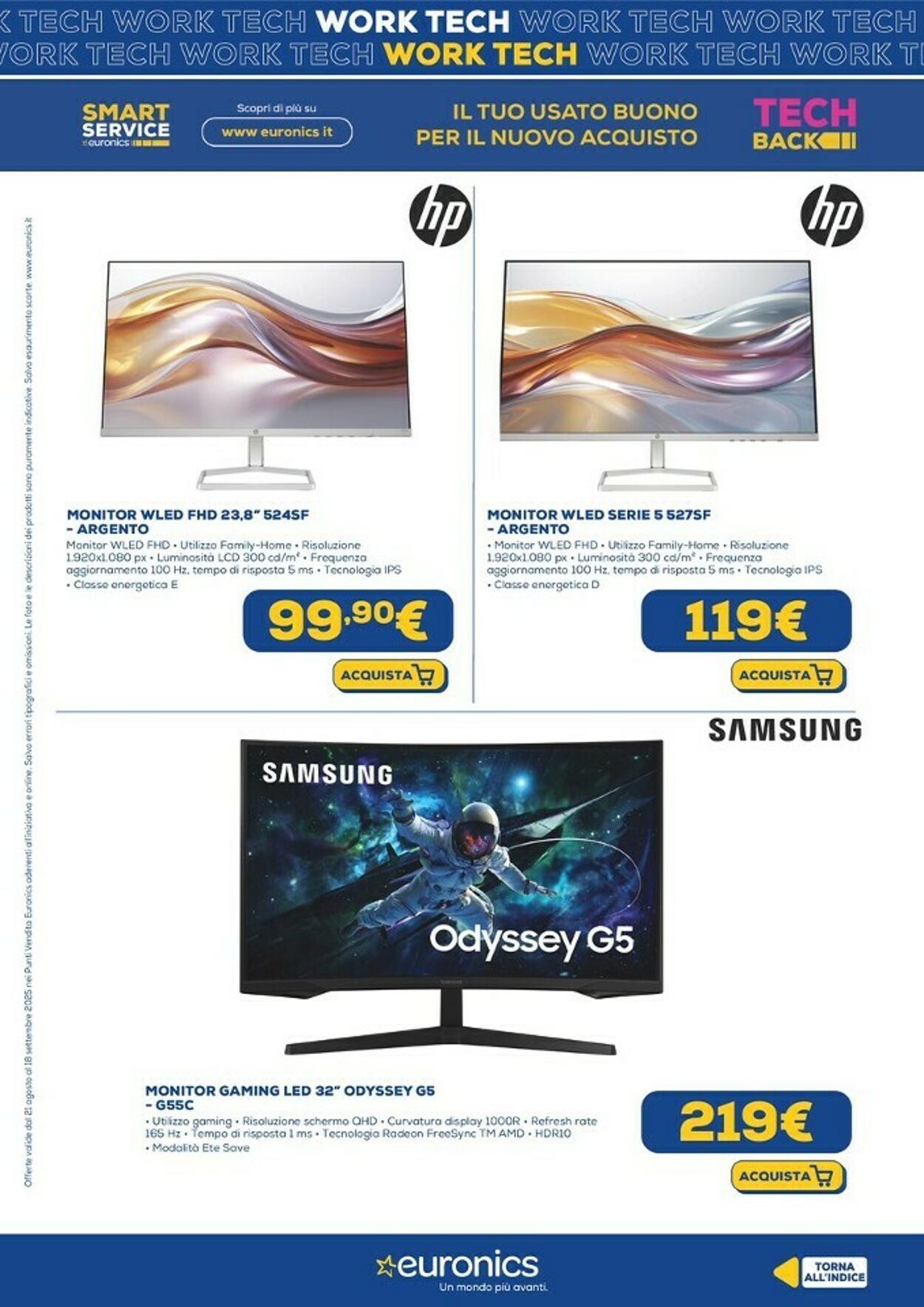 Volantino Euronics 17.09.2025 - 29.09.2025