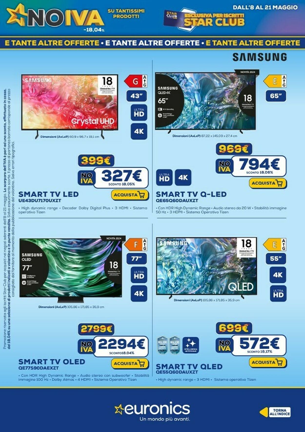 Volantino Euronics 21.05.2025 - 02.06.2025