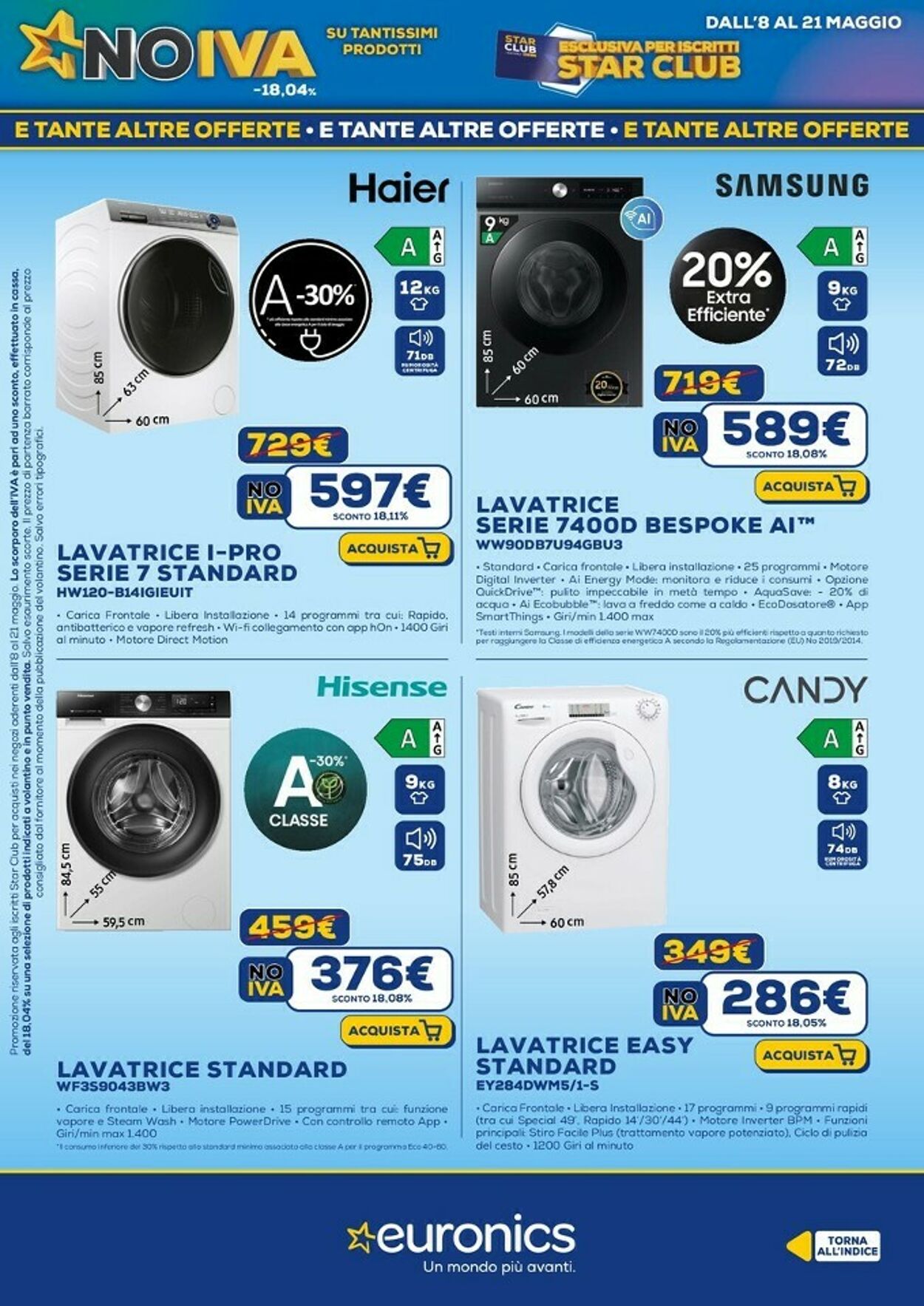 Volantino Euronics 21.05.2025 - 02.06.2025