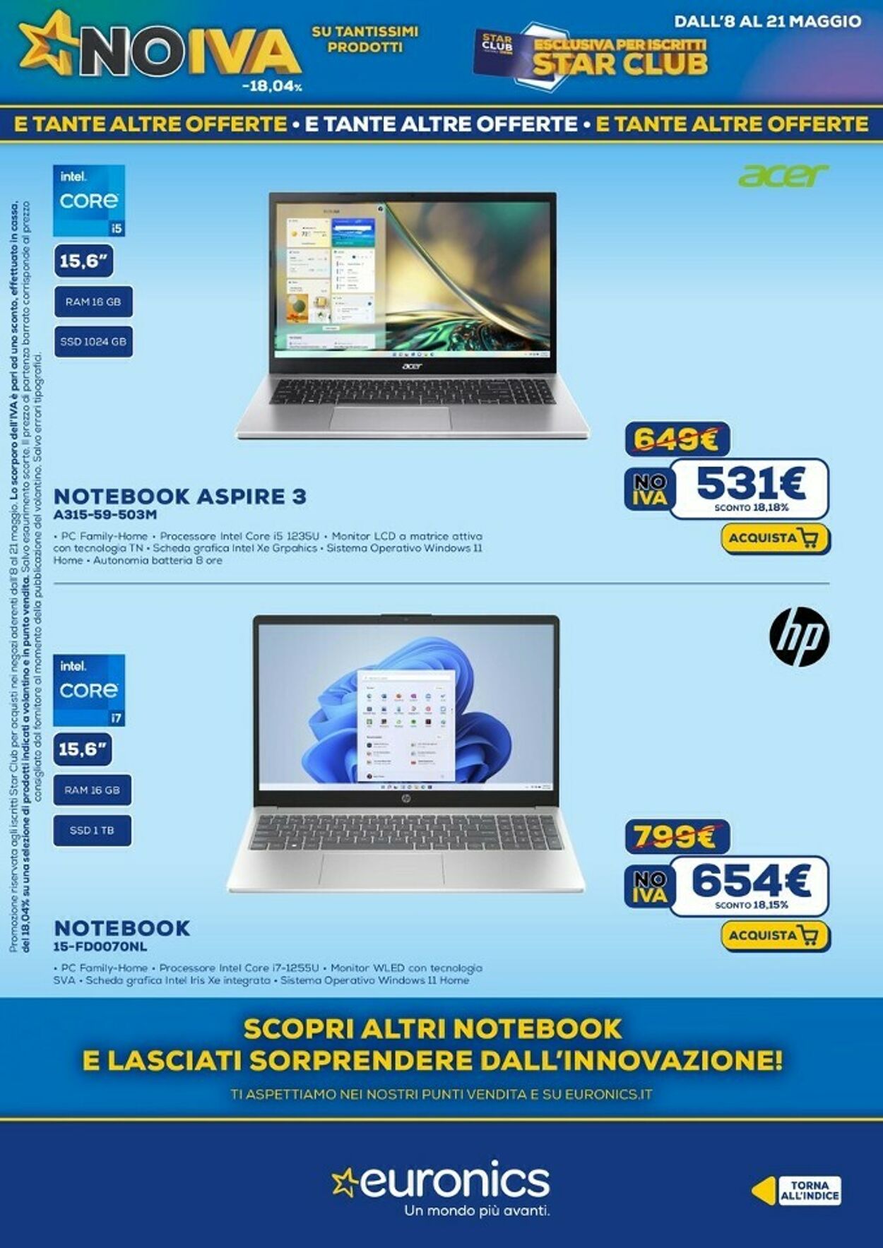 Volantino Euronics 21.05.2025 - 02.06.2025