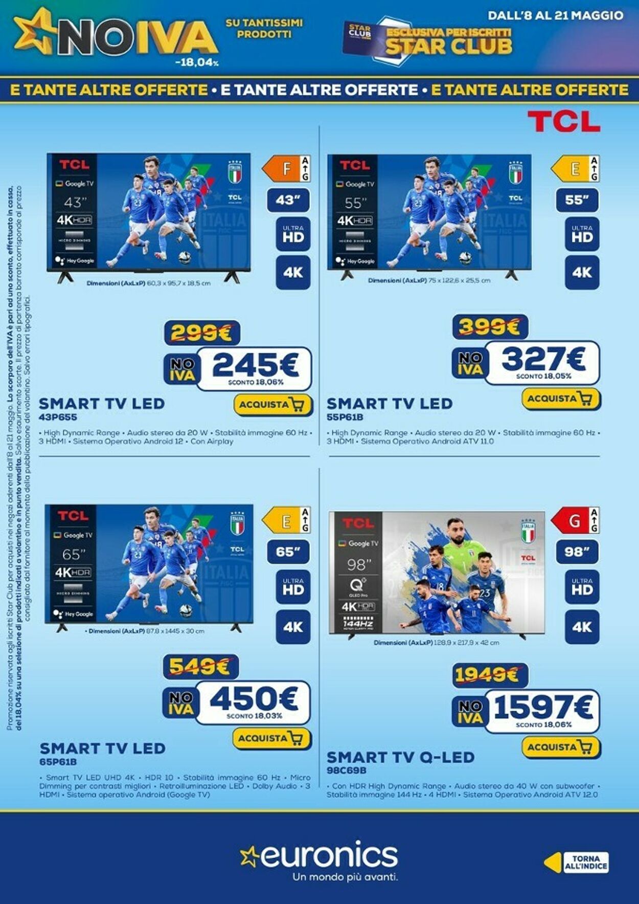 Volantino Euronics 21.05.2025 - 02.06.2025