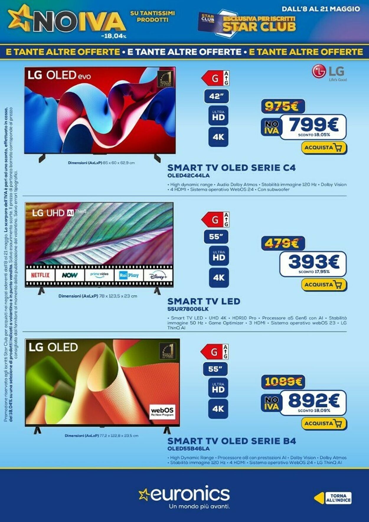 Volantino Euronics 21.05.2025 - 02.06.2025