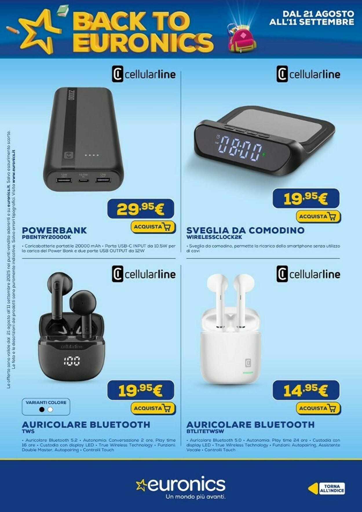 Volantino Euronics 01.09.2025 - 21.09.2025