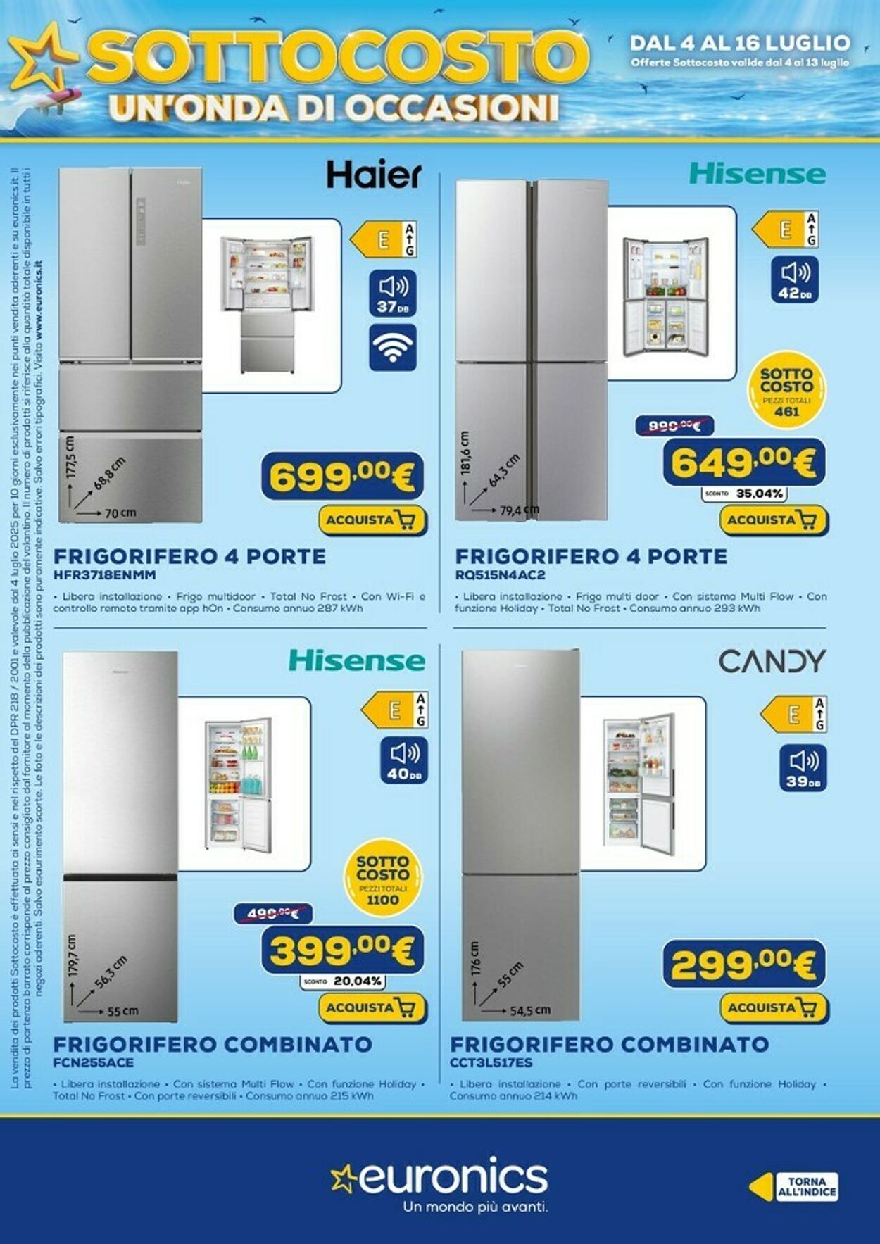 Volantino Euronics 04.07.2025 - 16.07.2025