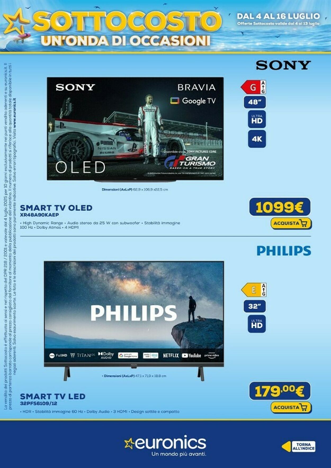 Volantino Euronics 04.07.2025 - 16.07.2025