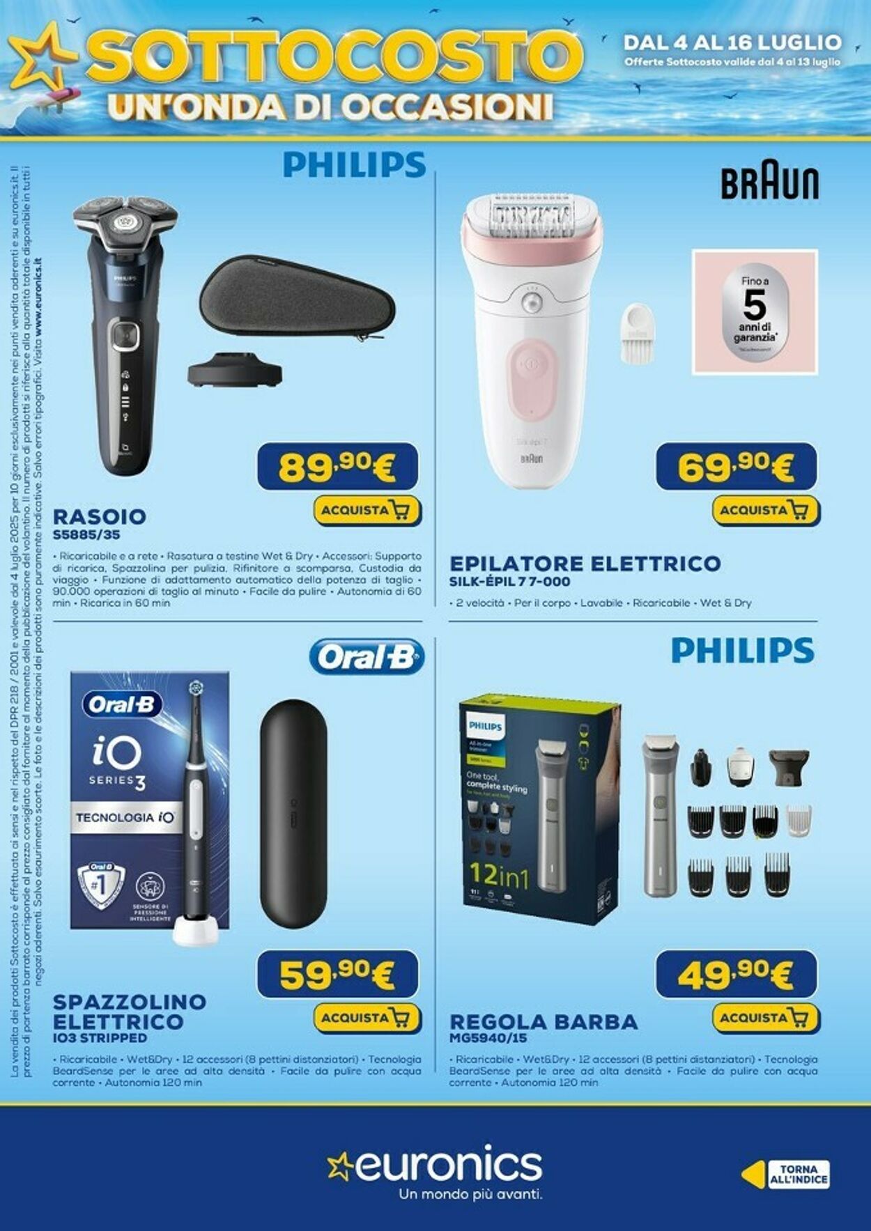 Volantino Euronics 04.07.2025 - 16.07.2025