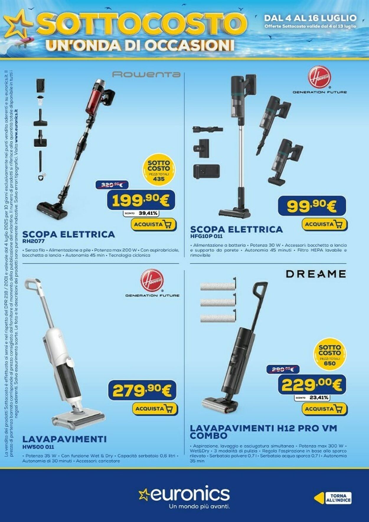Volantino Euronics 04.07.2025 - 16.07.2025