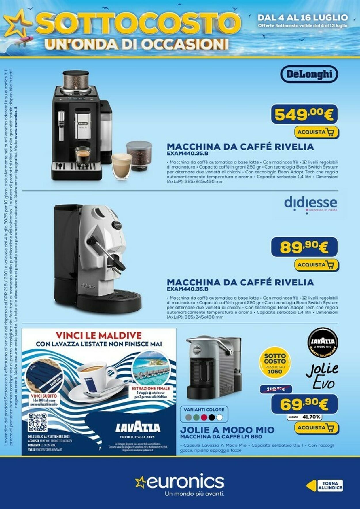 Volantino Euronics 04.07.2025 - 16.07.2025
