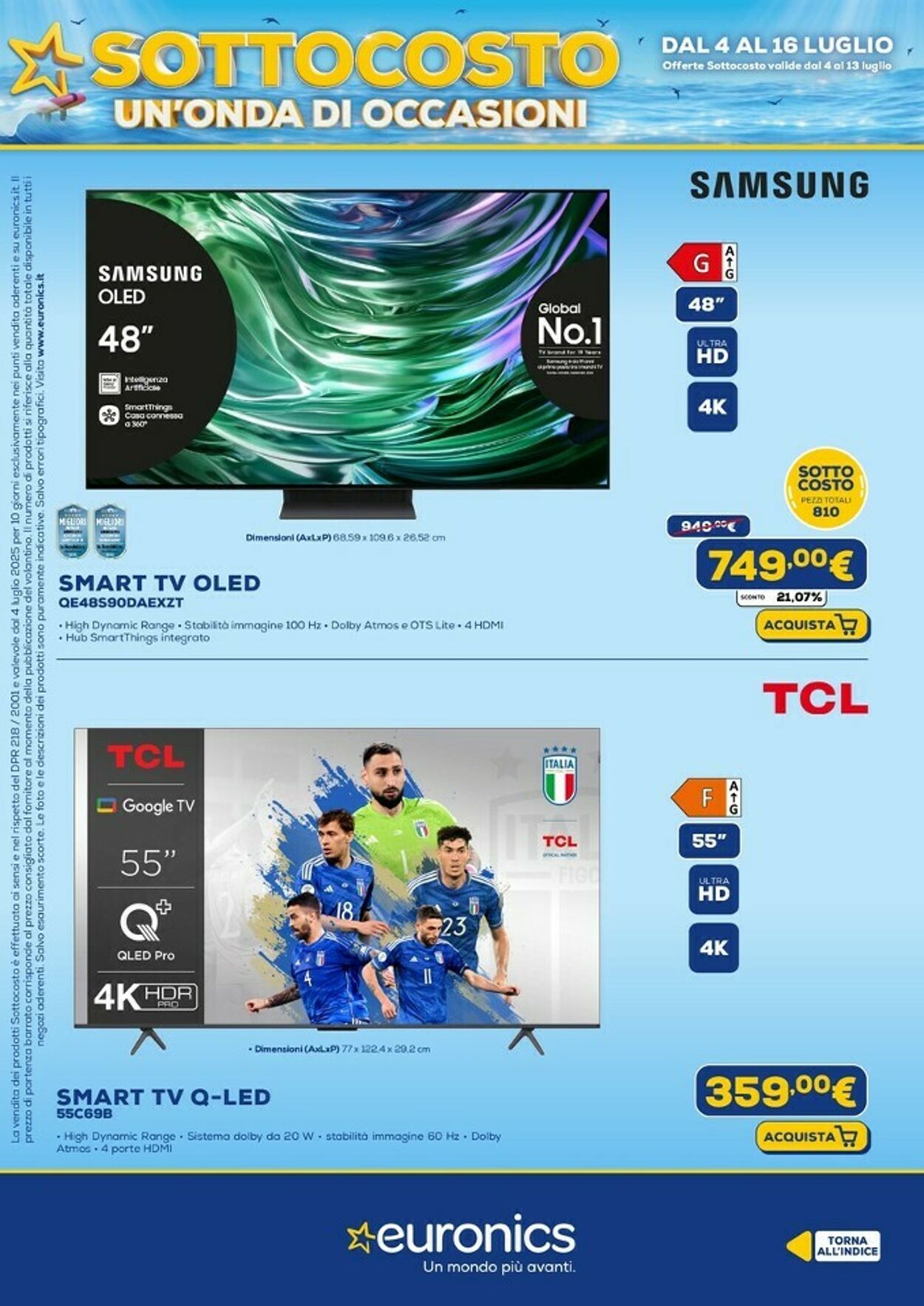 Volantino Euronics 04.07.2025 - 16.07.2025