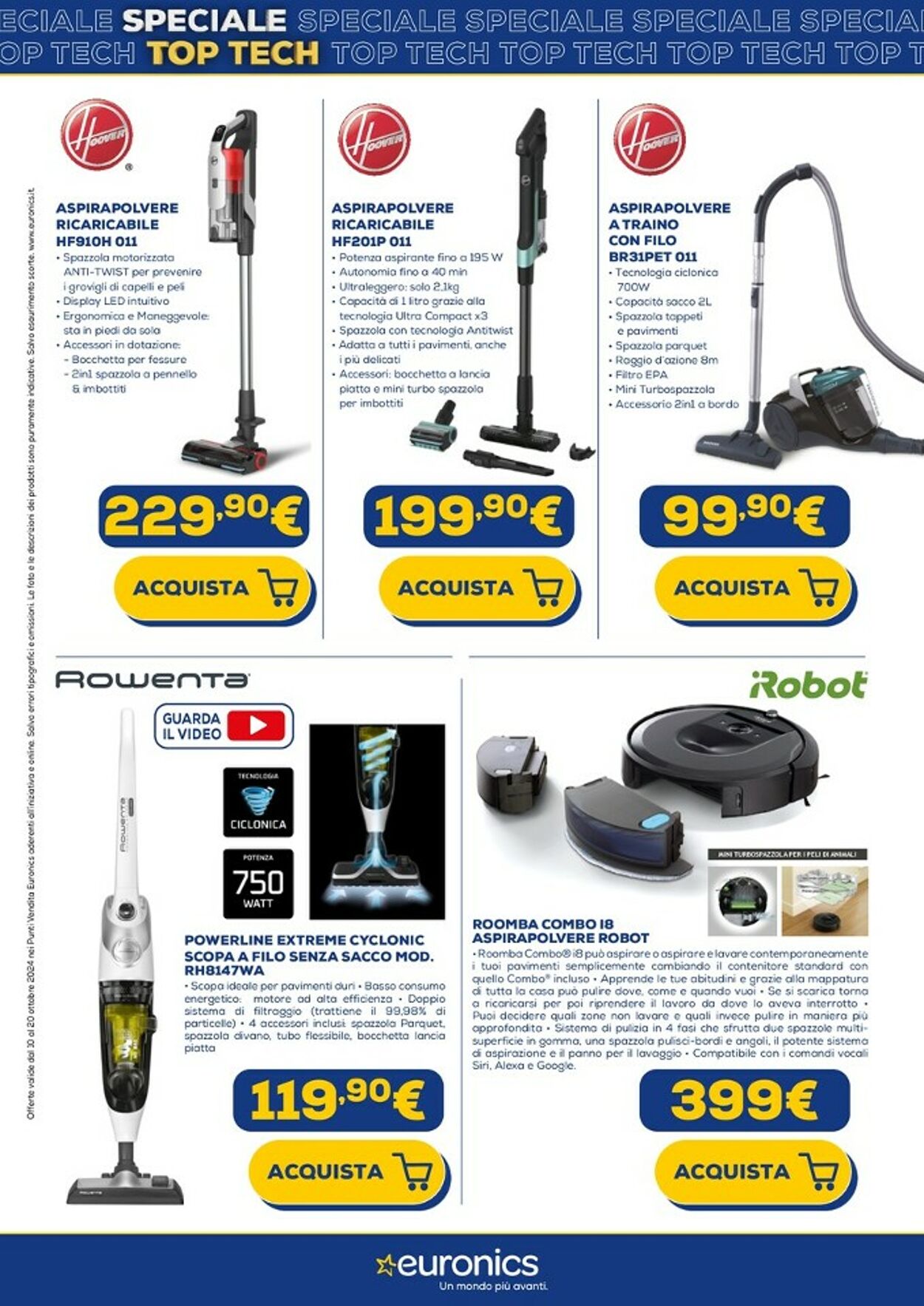 Volantino Euronics 20.10.2024 - 31.10.2024