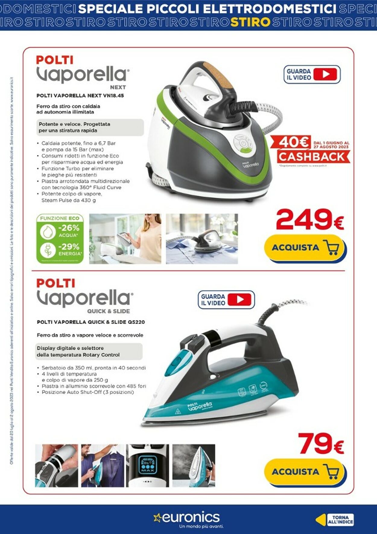 Volantino Euronics 20.07.2023 - 02.08.2023