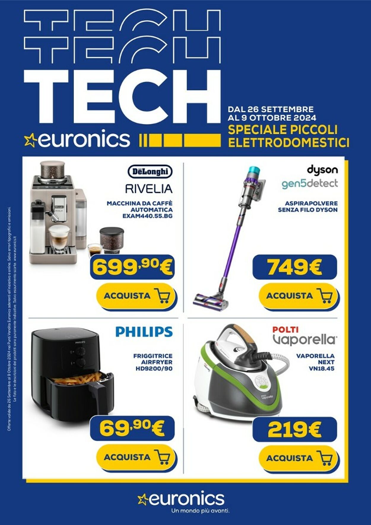 Volantino Euronics 26.09.2024 - 09.10.2024