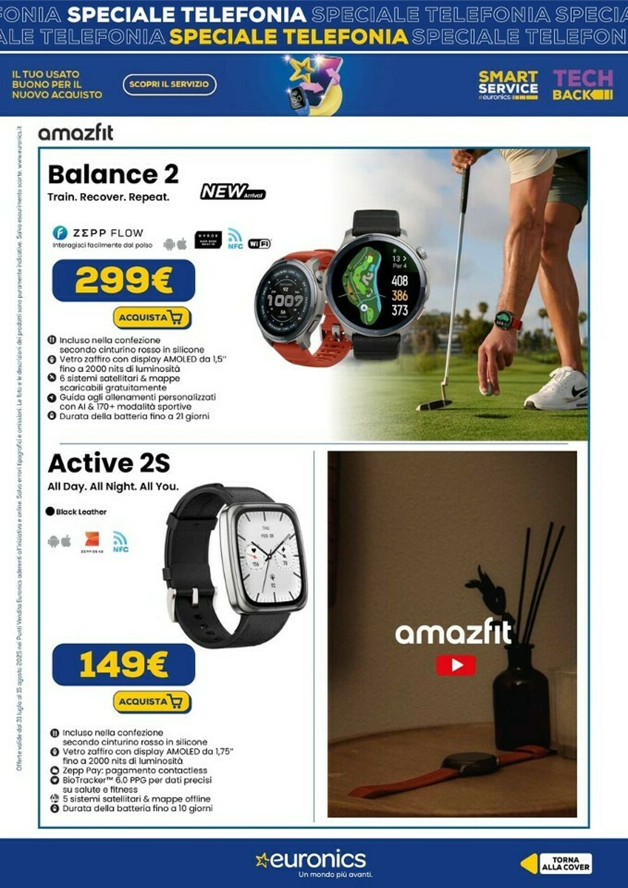 Volantino Euronics 31.07.2025 - 20.08.2025