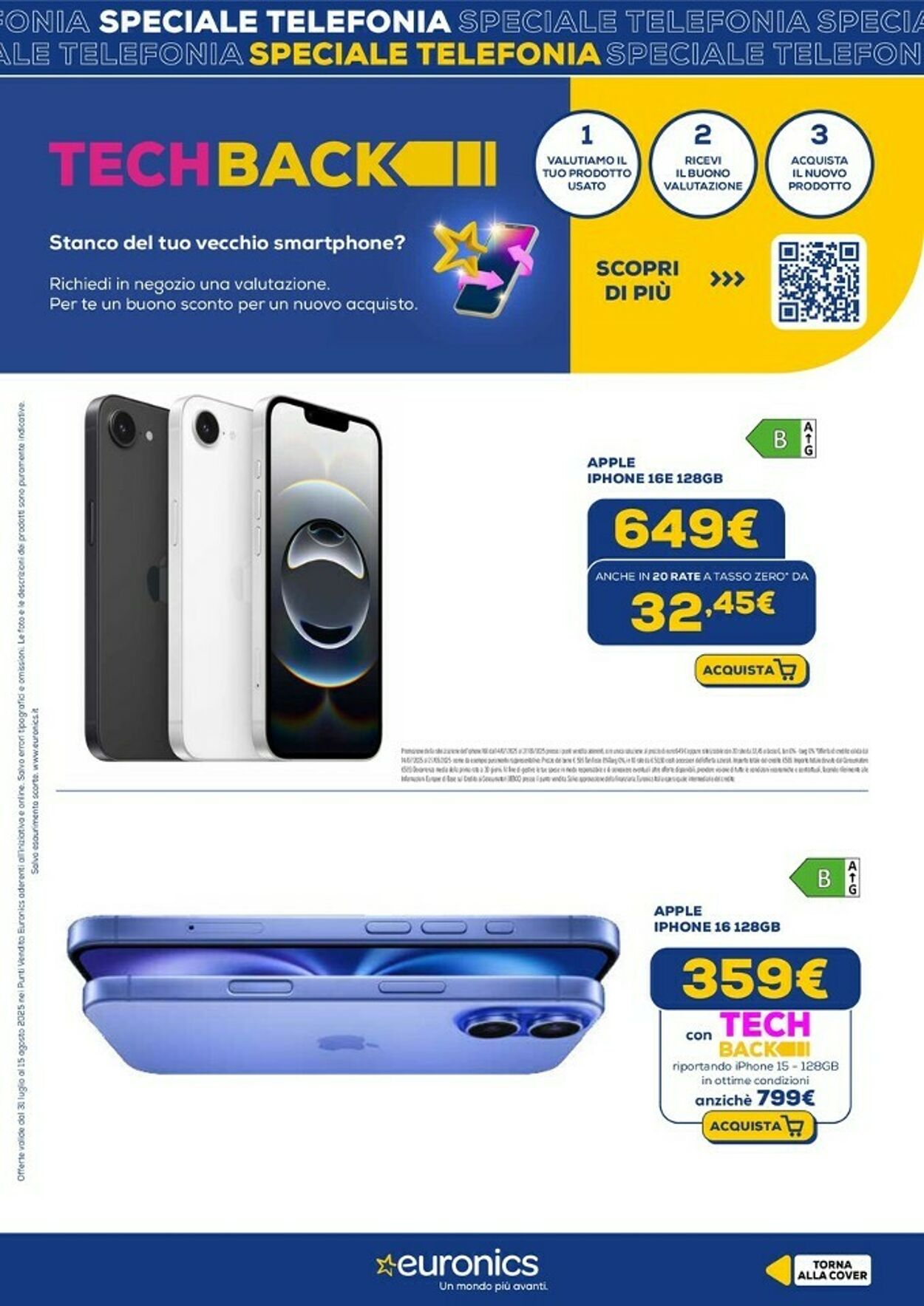 Volantino Euronics 31.07.2025 - 20.08.2025