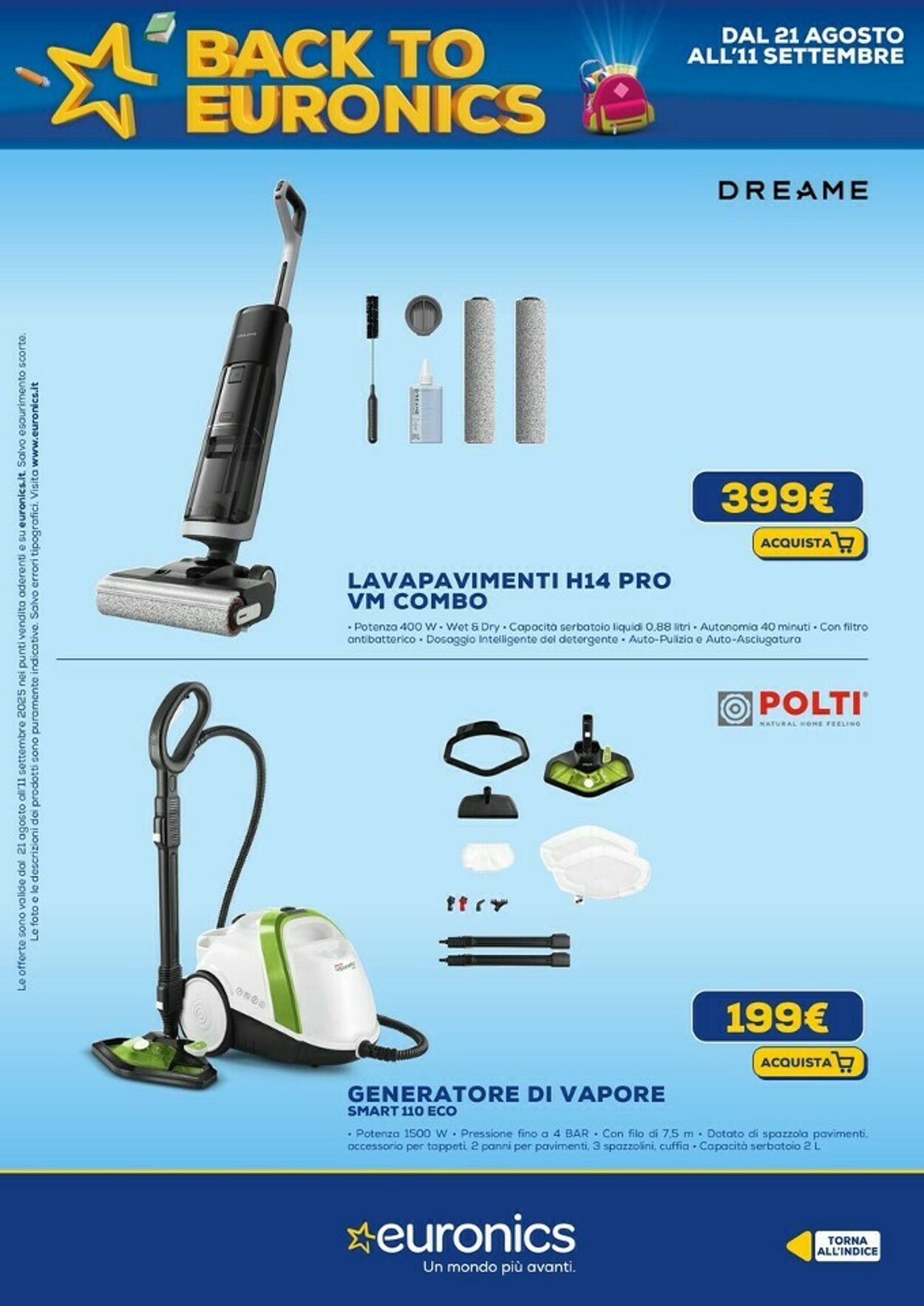 Volantino Euronics 11.09.2025 - 24.09.2025