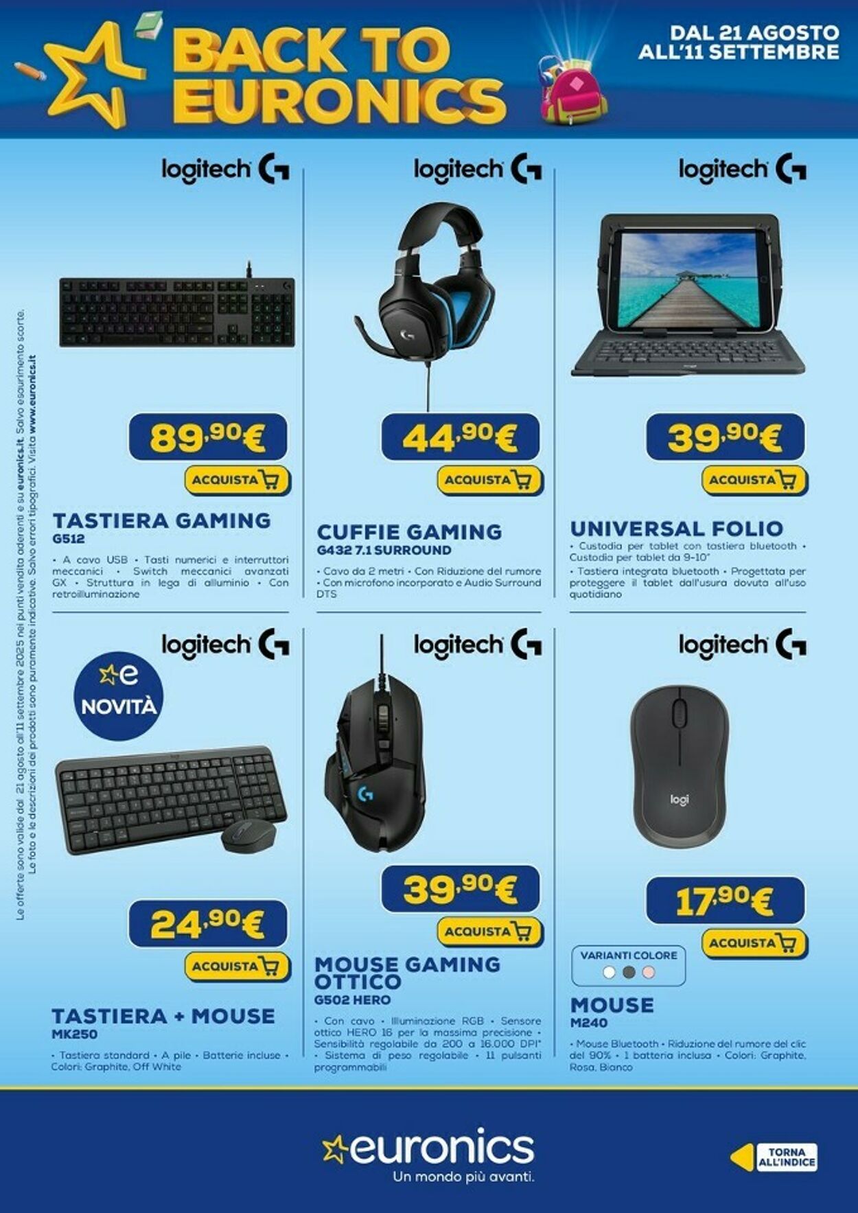 Volantino Euronics 11.09.2025 - 24.09.2025