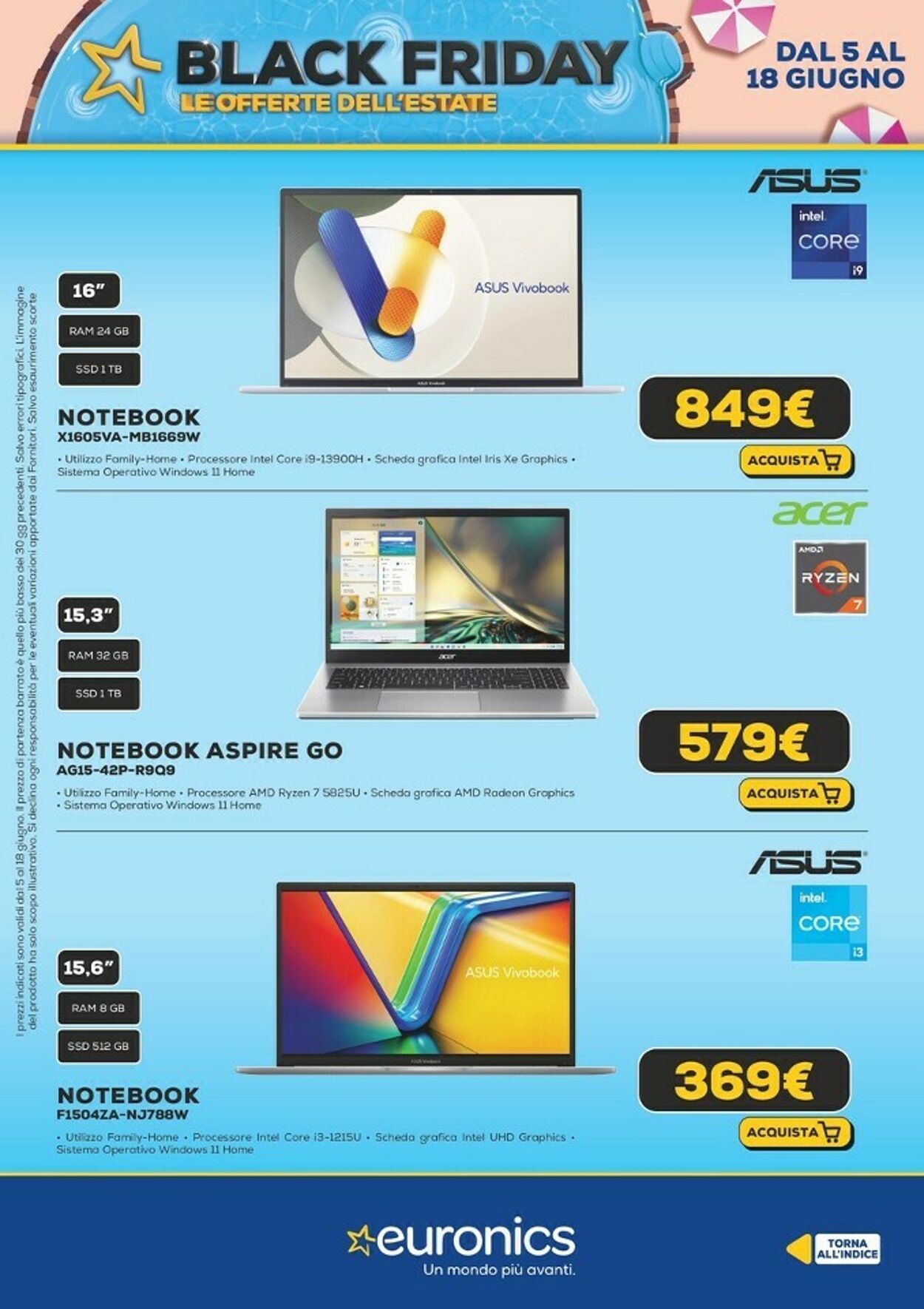 Volantino Euronics 15.06.2025 - 30.06.2025