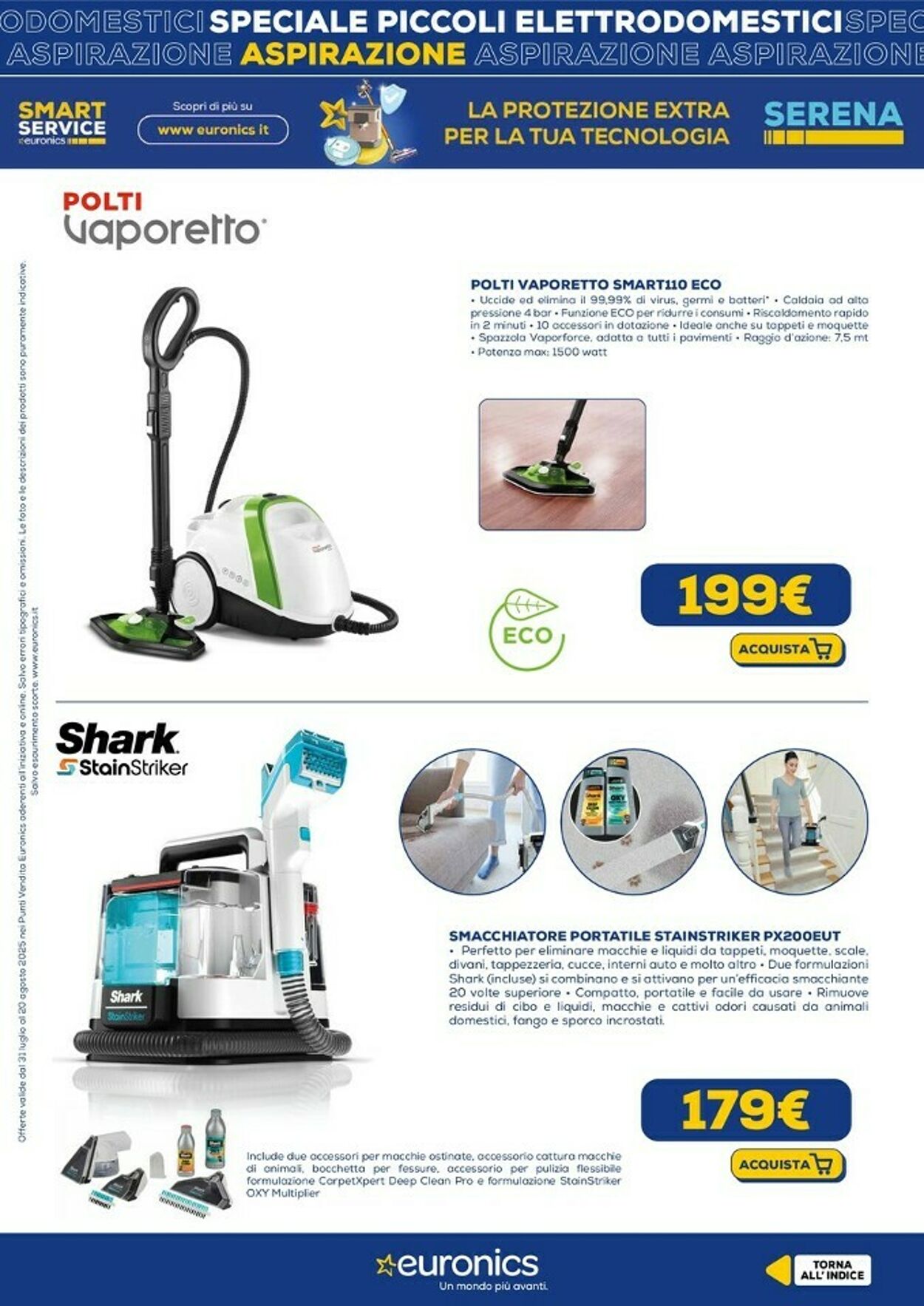 Volantino Euronics 18.08.2025 - 31.08.2025