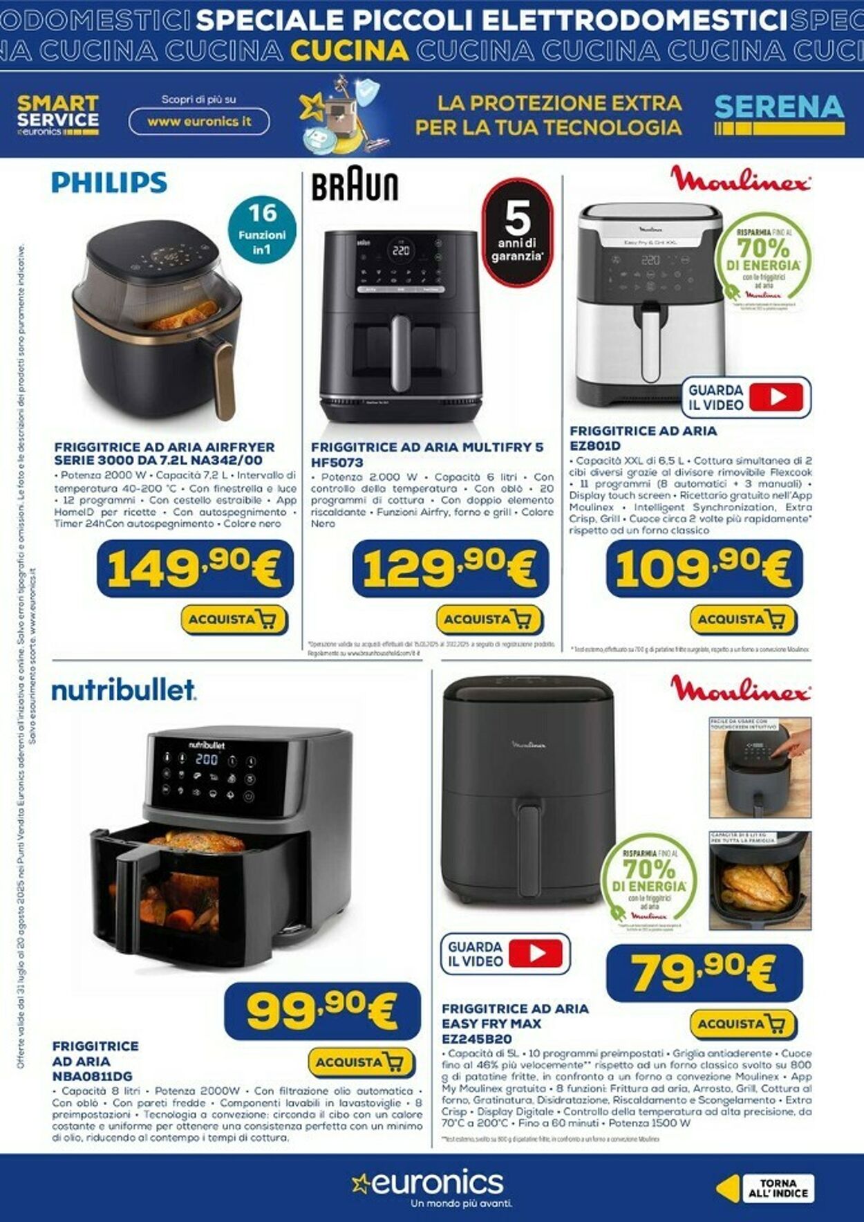 Volantino Euronics 18.08.2025 - 31.08.2025