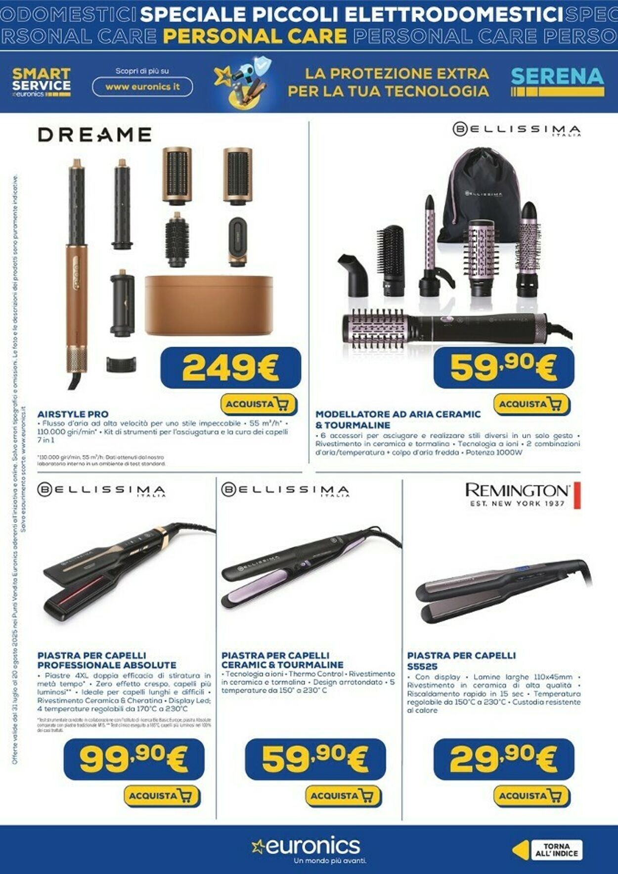 Volantino Euronics 18.08.2025 - 31.08.2025