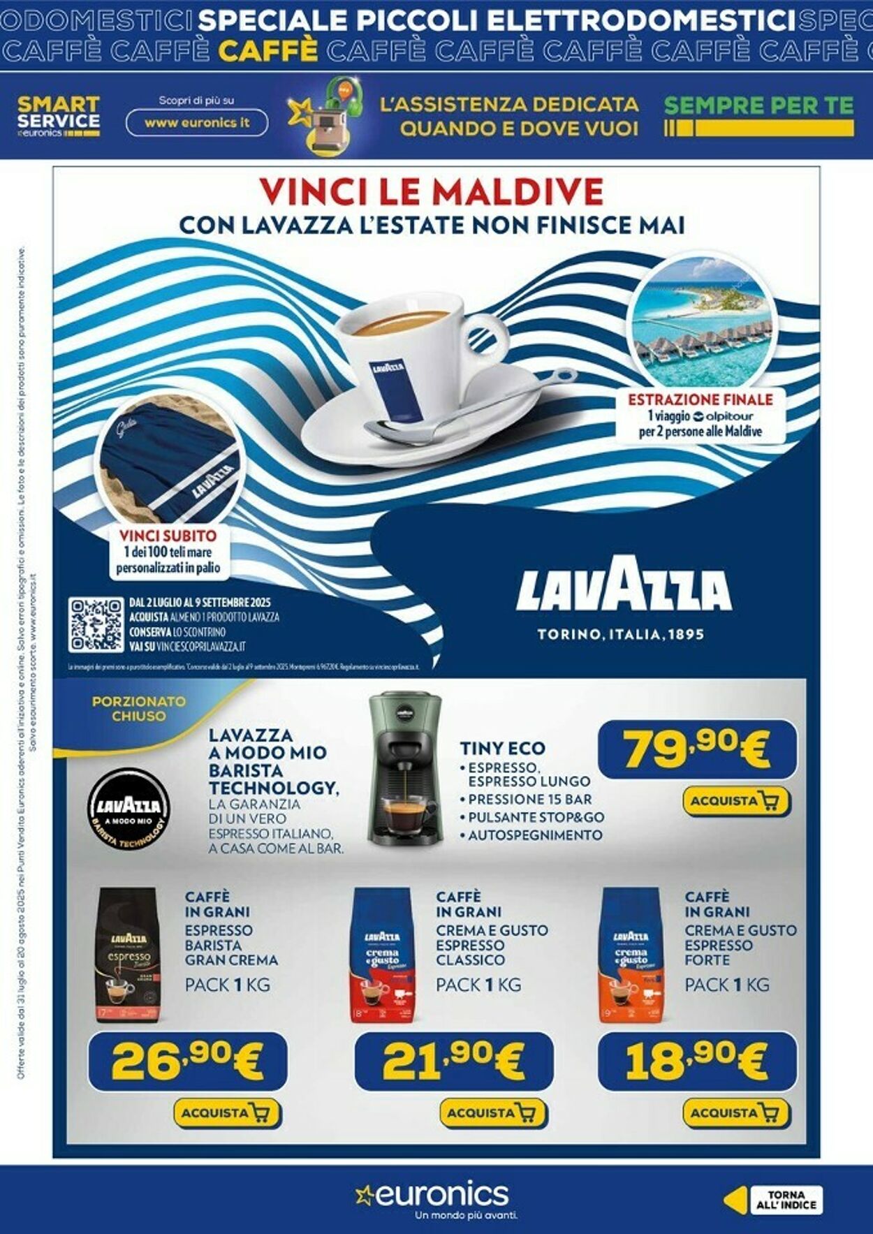 Volantino Euronics 18.08.2025 - 31.08.2025