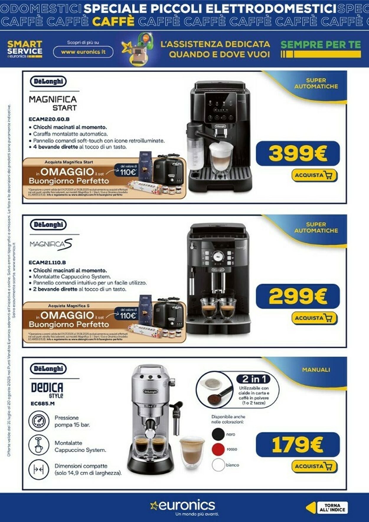Volantino Euronics 18.08.2025 - 31.08.2025