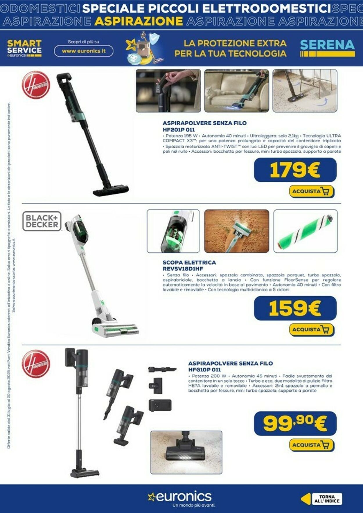 Volantino Euronics 18.08.2025 - 31.08.2025