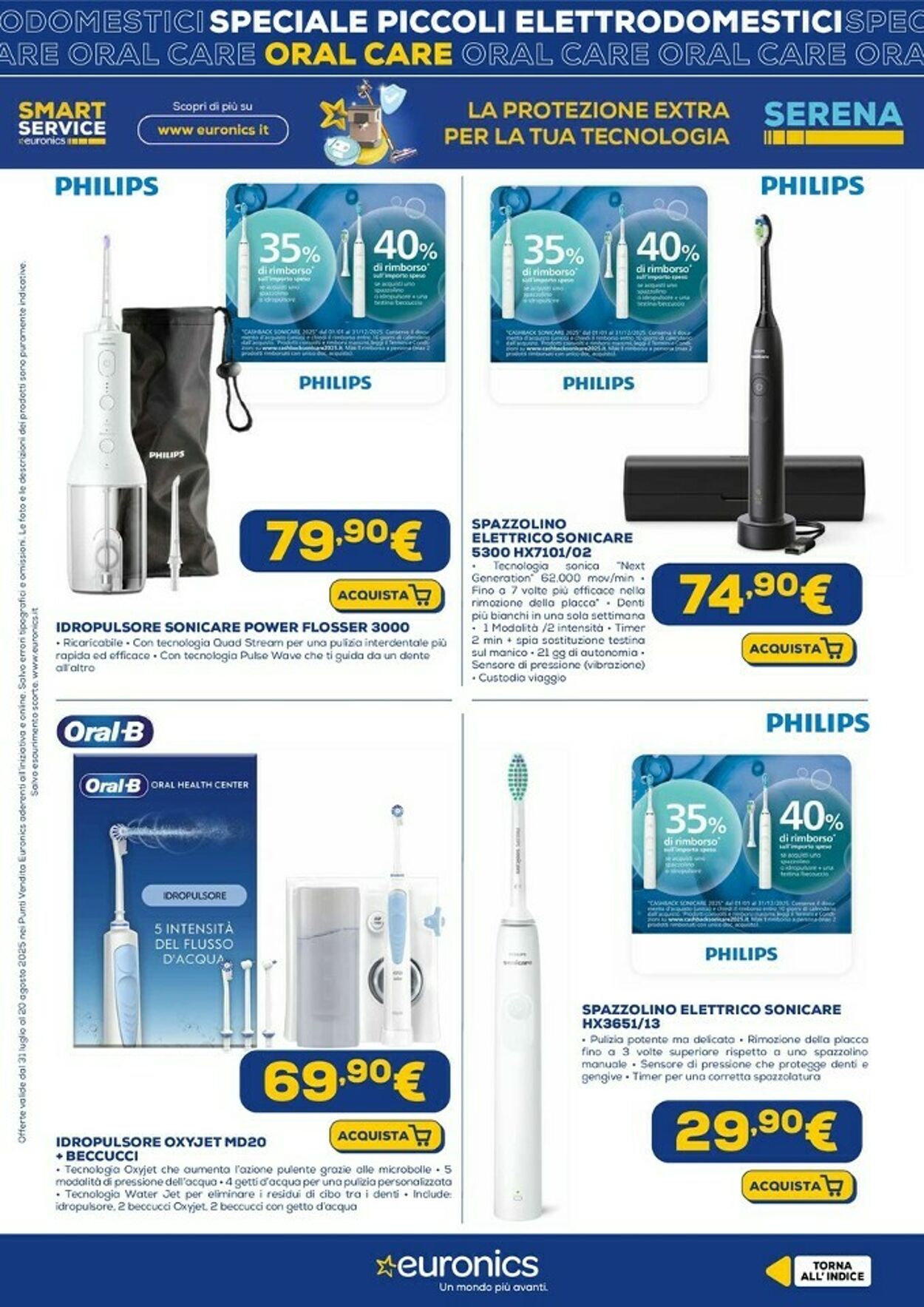 Volantino Euronics 18.08.2025 - 31.08.2025