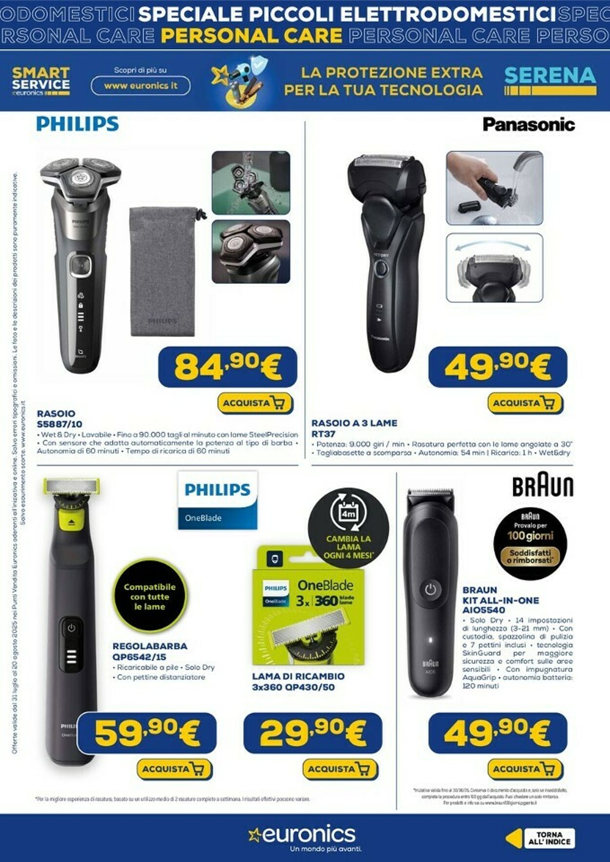 Volantino Euronics 18.08.2025 - 31.08.2025
