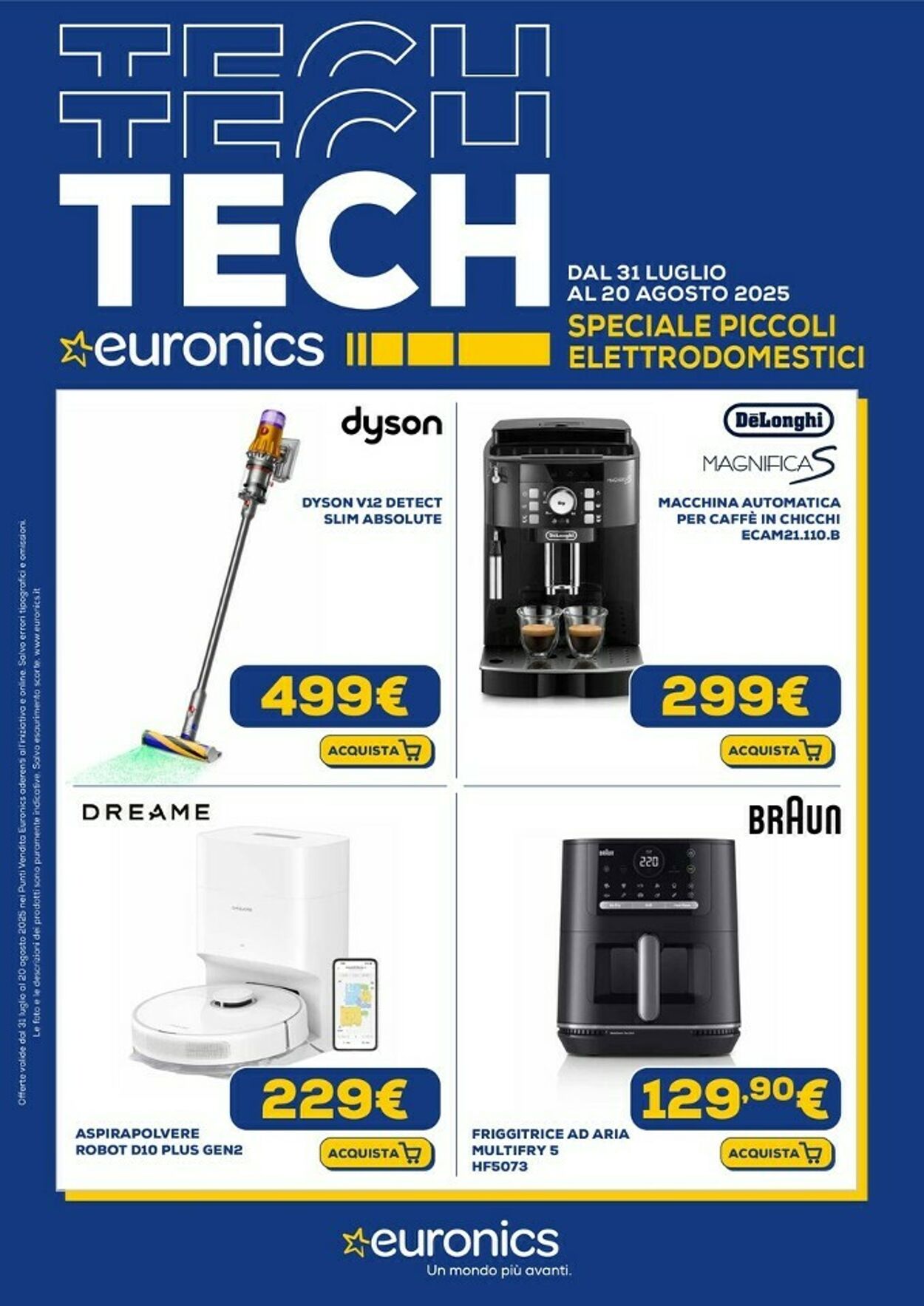 Volantino Euronics 18.08.2025 - 31.08.2025