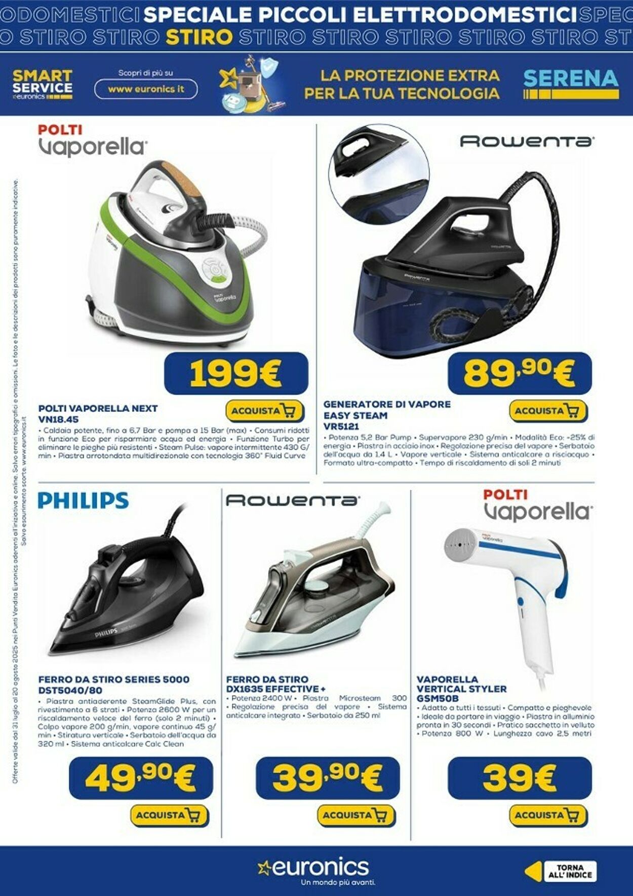 Volantino Euronics 18.08.2025 - 31.08.2025